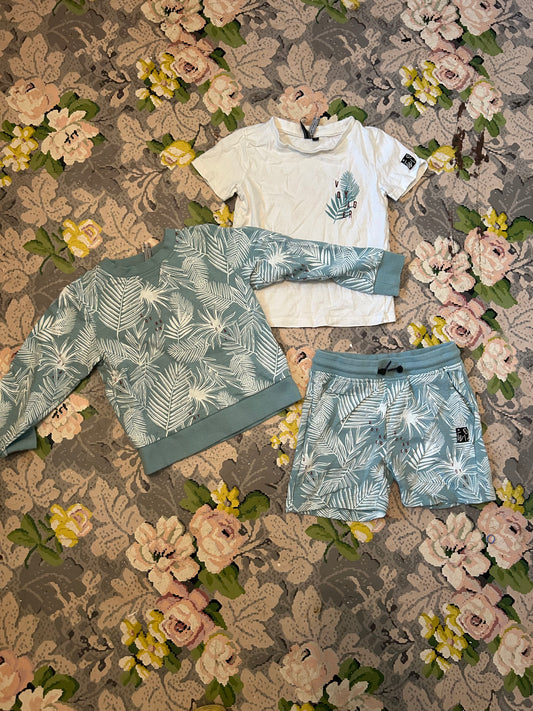 Smallbone & scot 3 blue tropical 3pc matching set