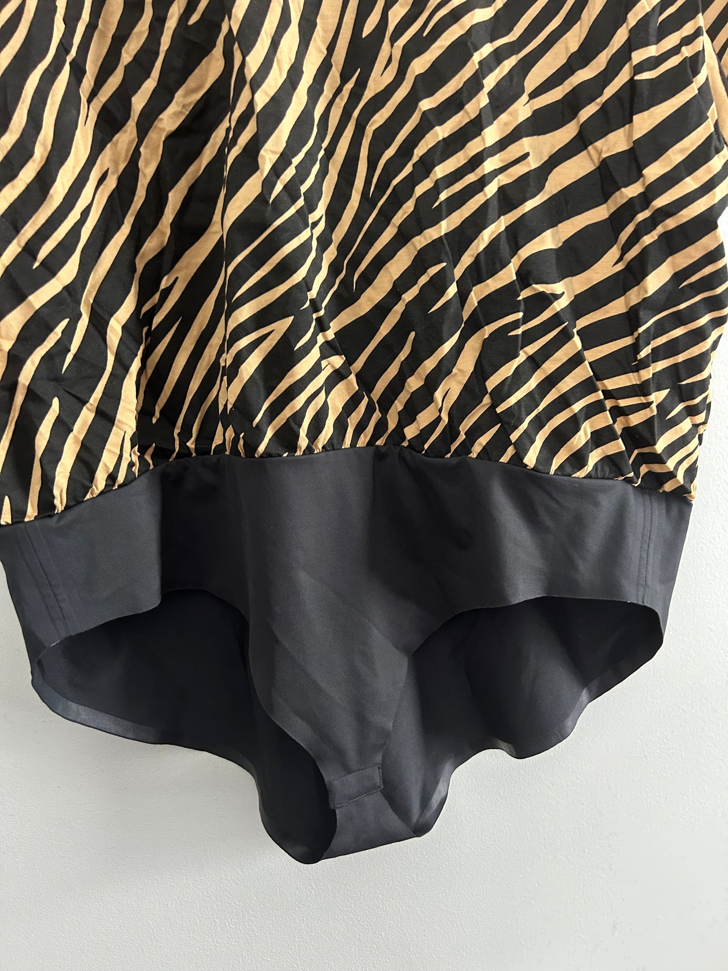 NEW smash & Tess Xxl black & brown zebra bodysuit