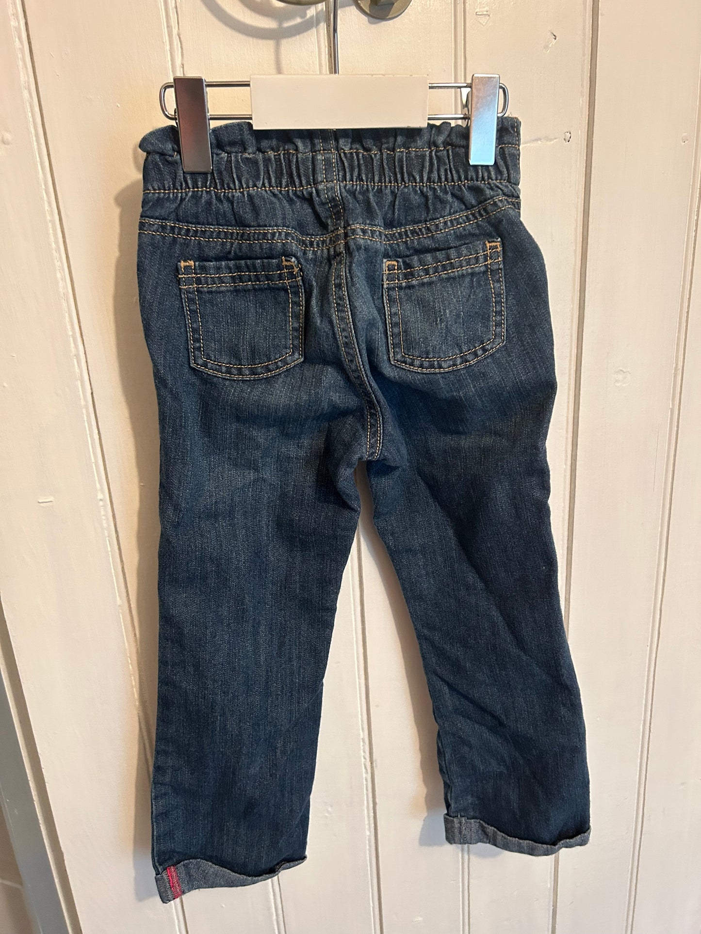 Old navy 4t ruffle waist cuffed jeans