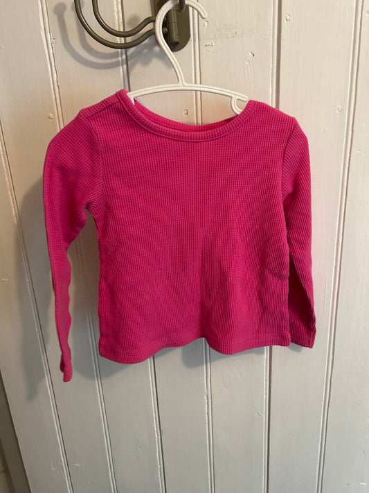 The children’s place 18/24m pink waffle knit top