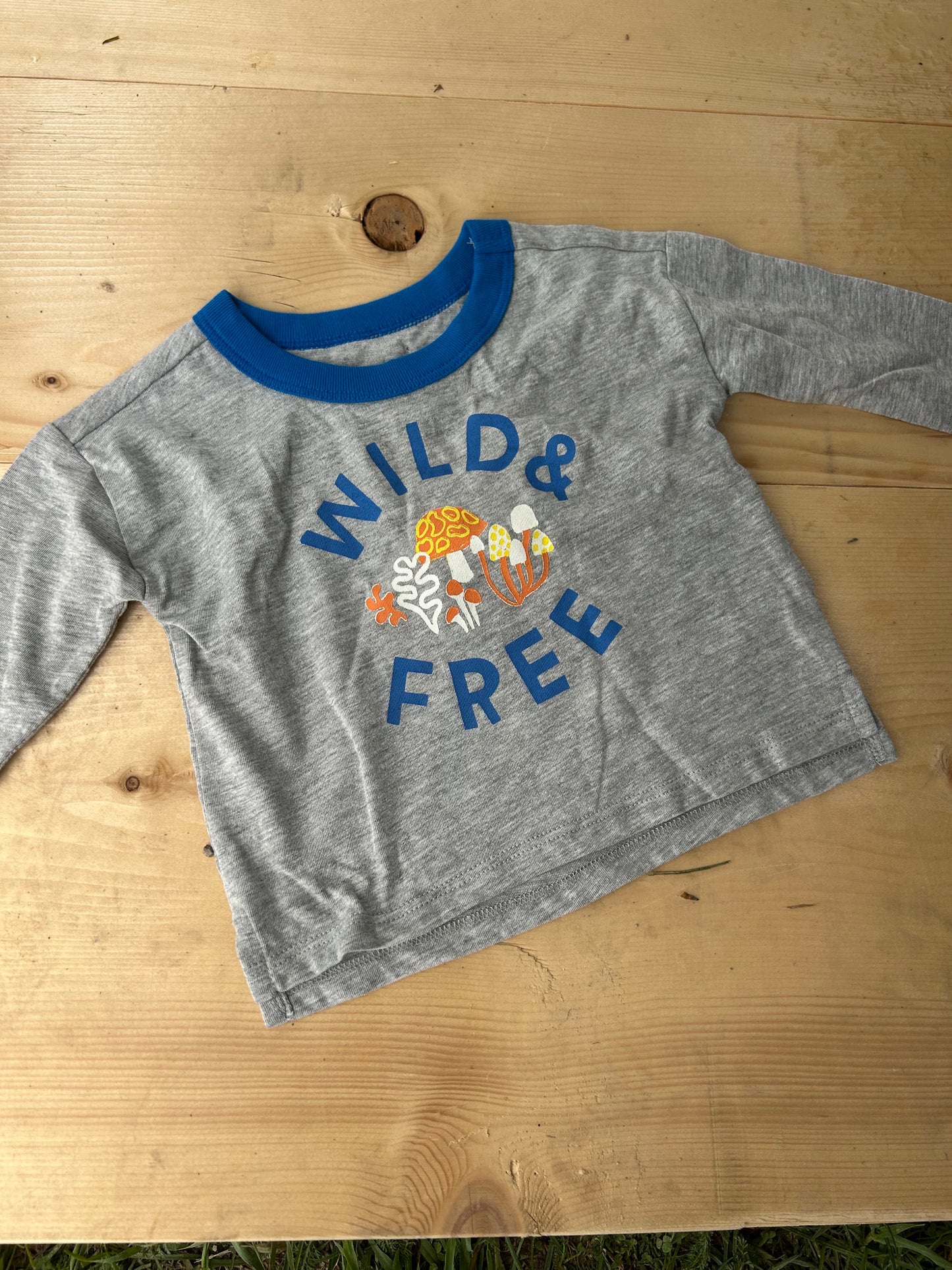 Wild & free mushrooms long sleeve shirt