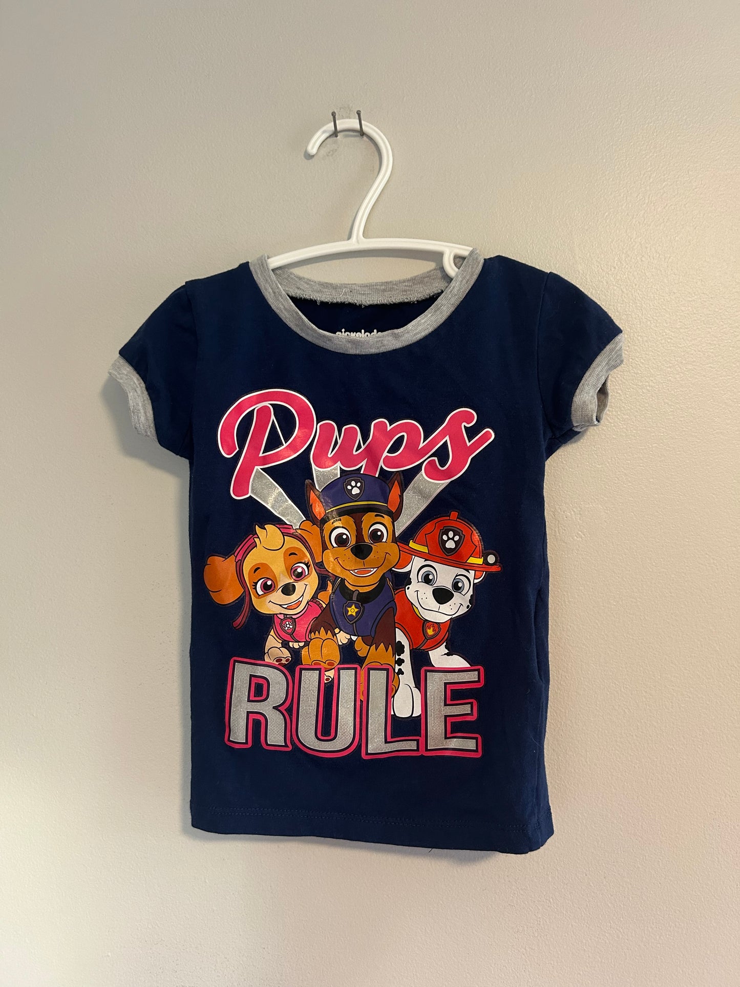 Paw patrol 3t pups rule graphic T-shirt