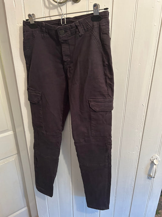 Dex 30 black cargo skinny jeans