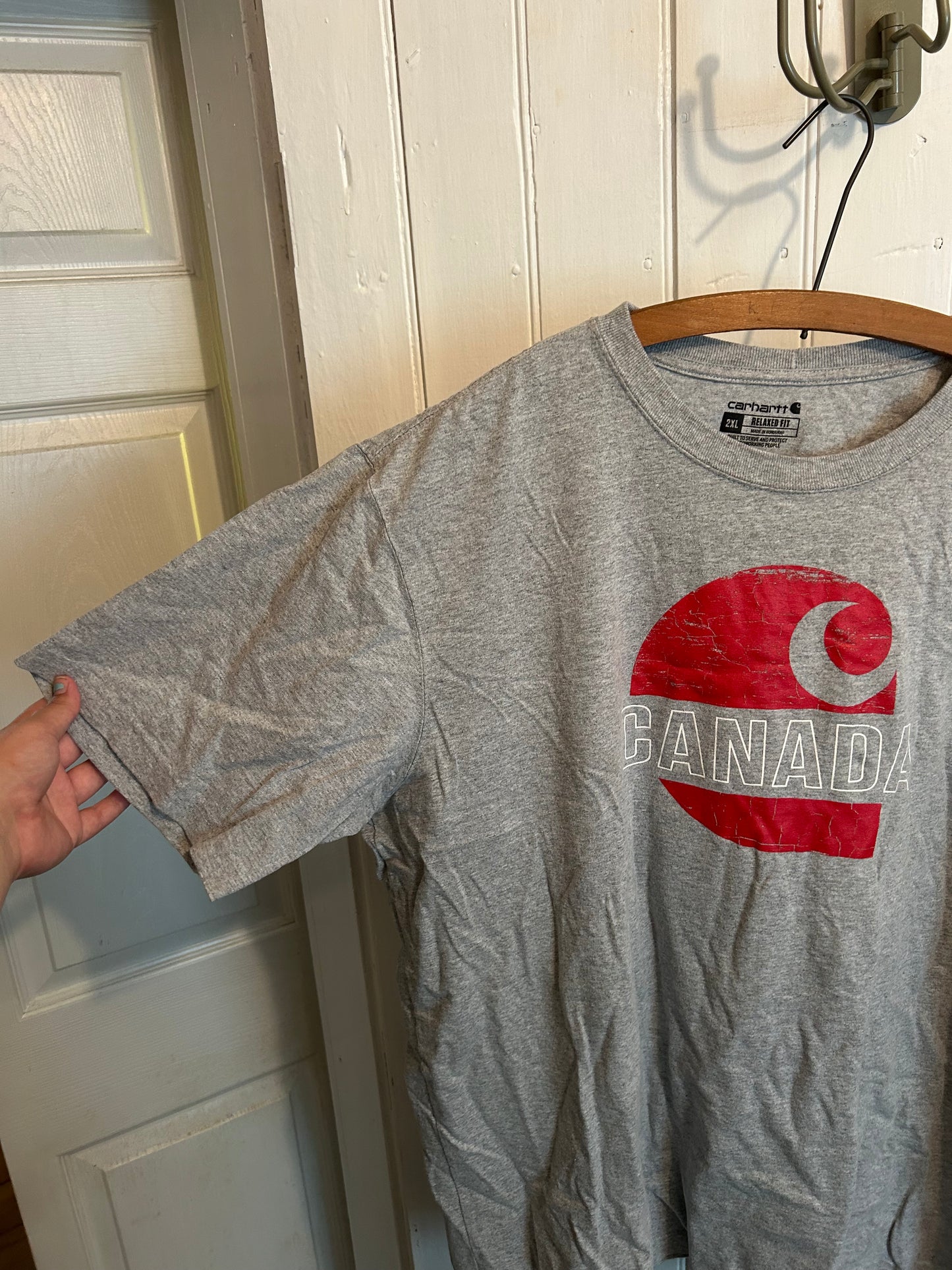 Carhartt 2x grey Canada graphic T-shirt