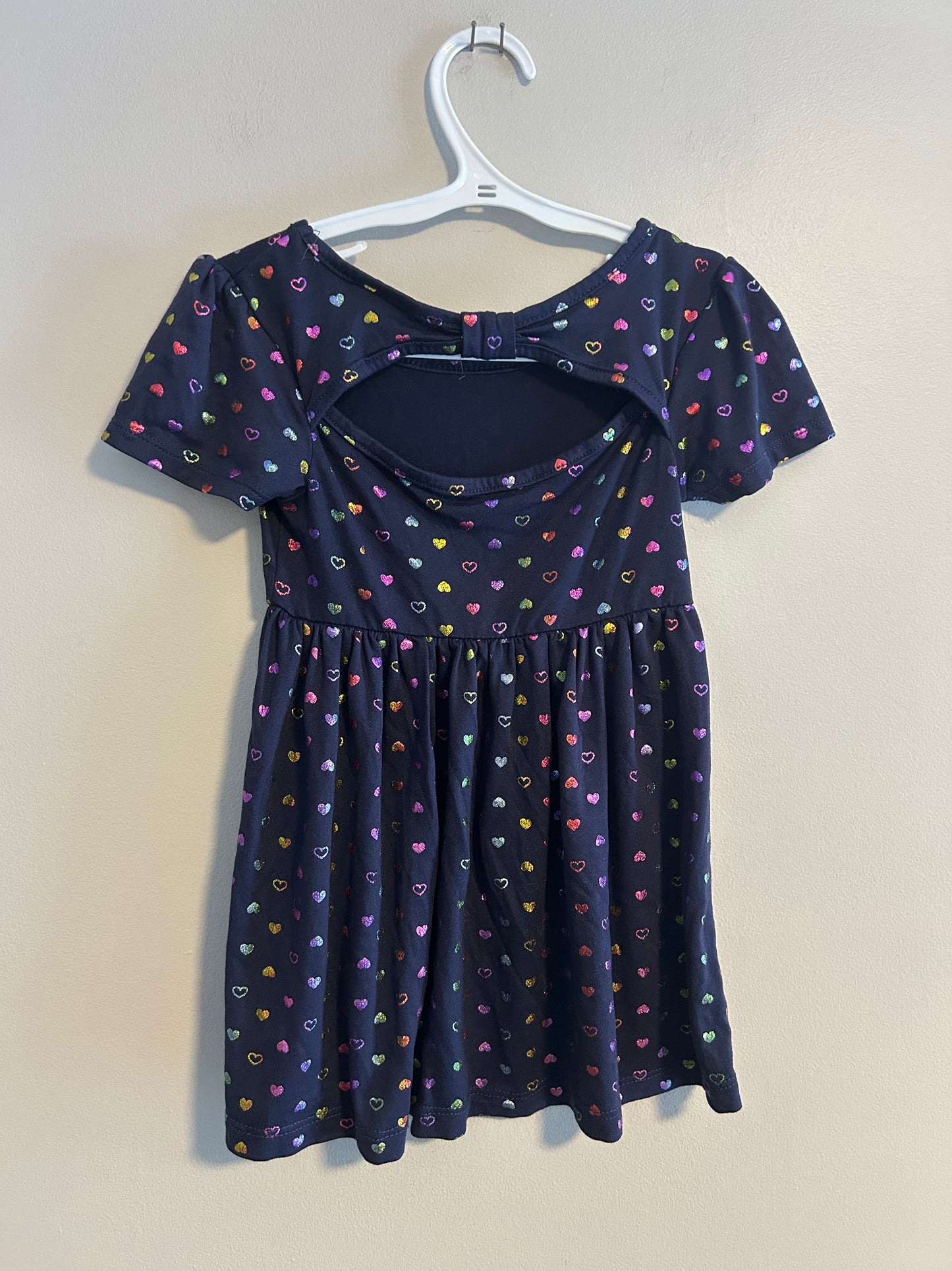 Picapino 4t navy heart dress