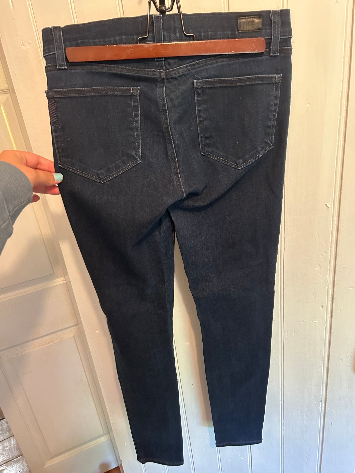 Paige denim 30 dark wash skinny jeans