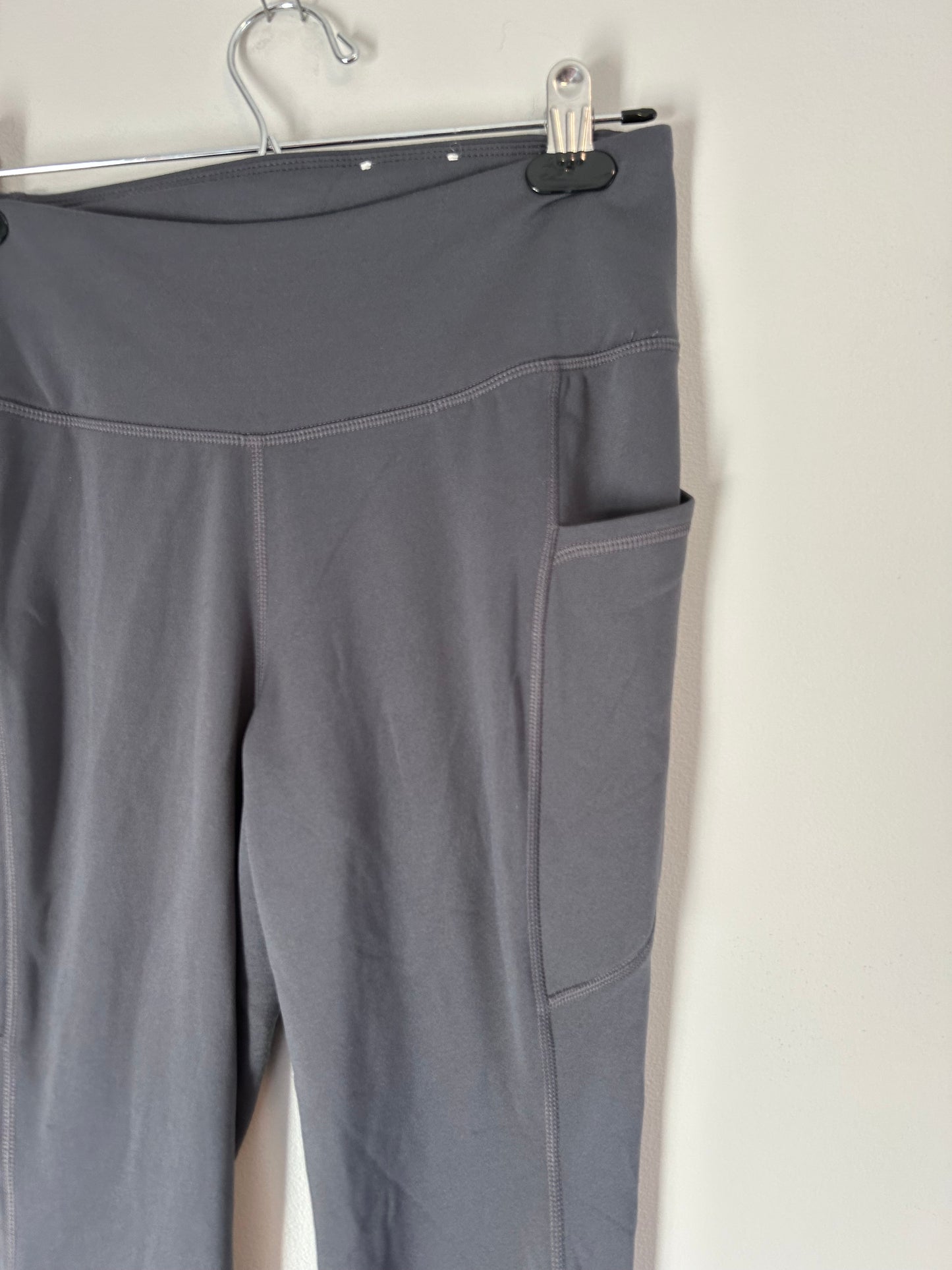 Shambhala medium grey fleece lined leggings