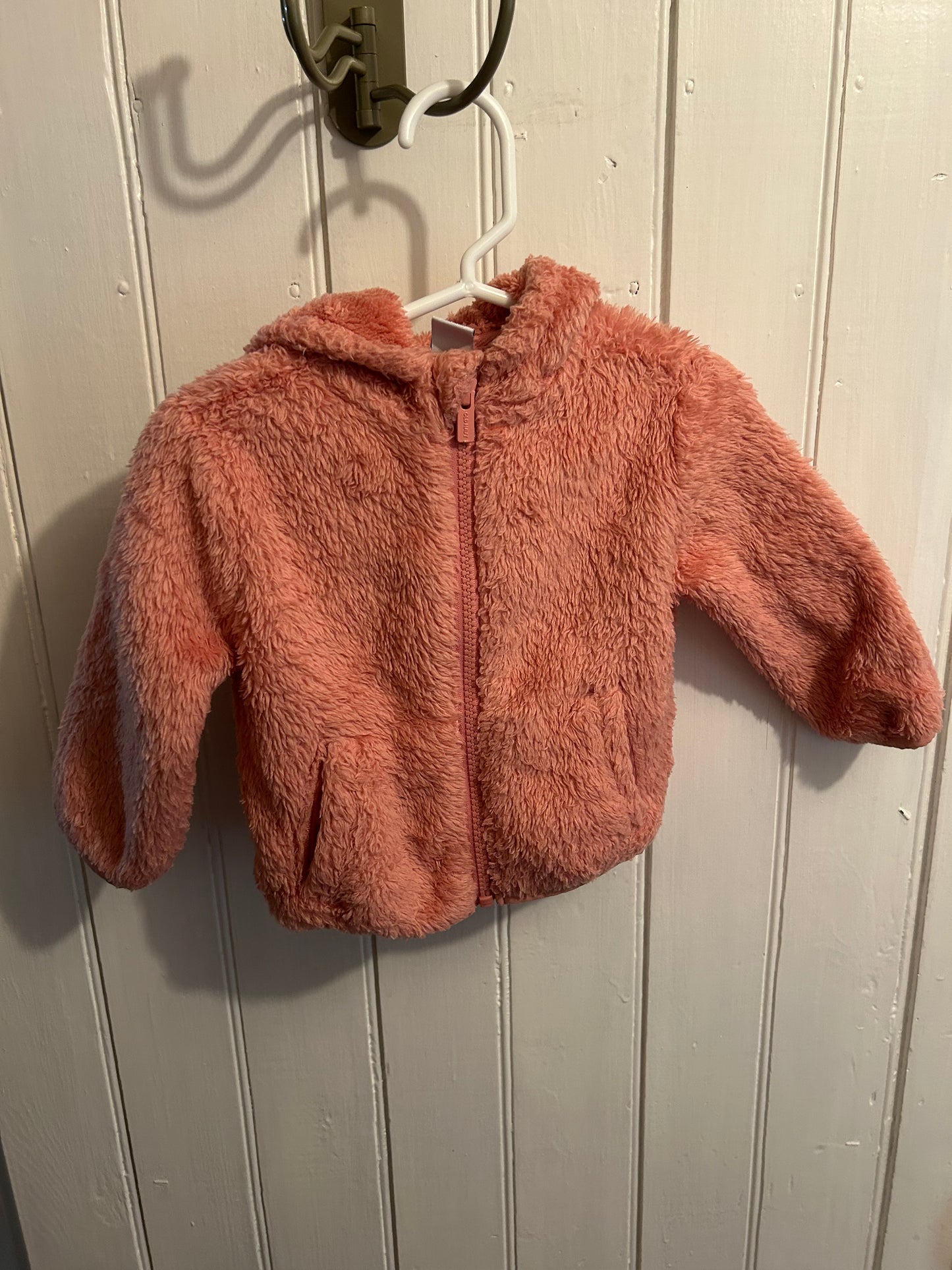 Old navy 6/12m pink Sherpa sweater
