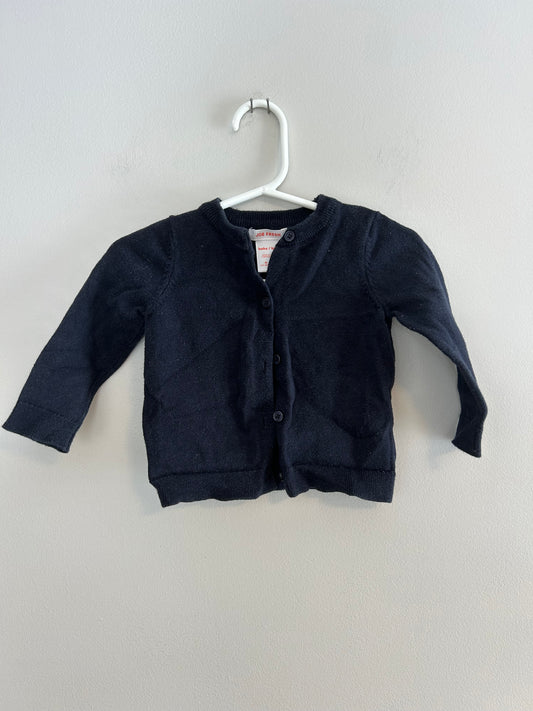 Joe fresh 6/12m black cardigan