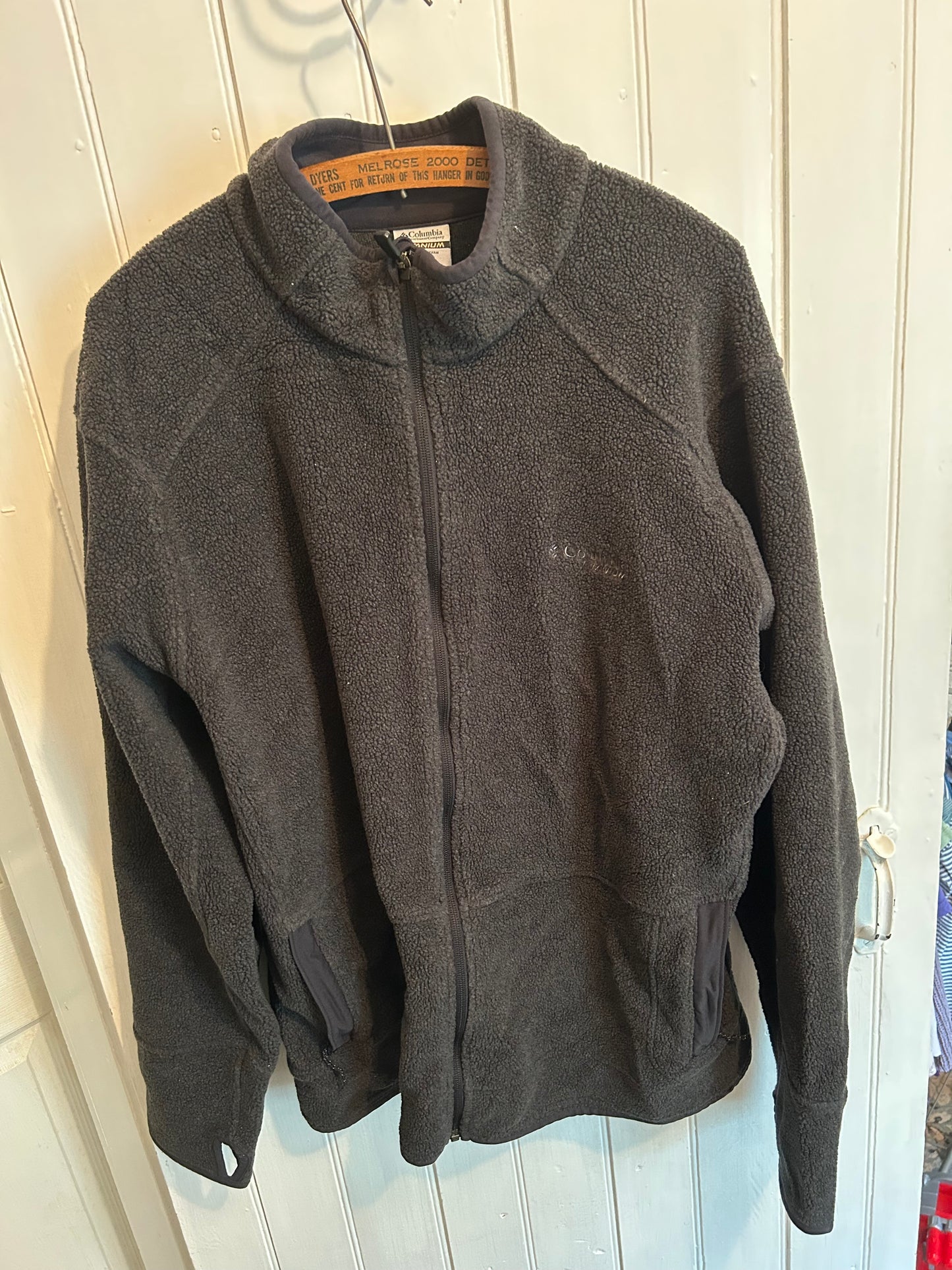 Columbia men’s Xxl grey fleece zip up sweater