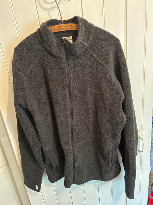 Columbia men’s Xxl grey fleece zip up sweater