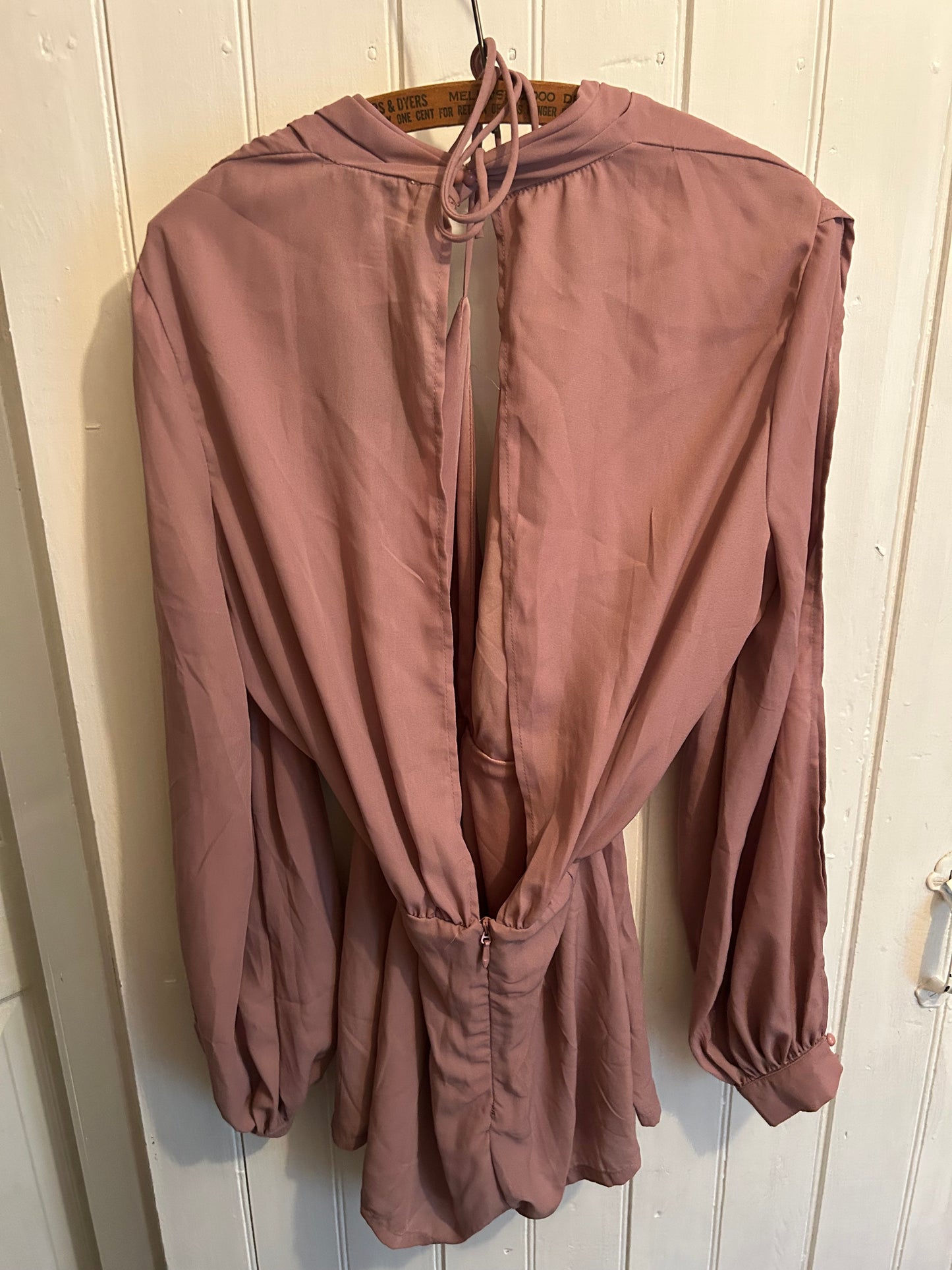 NEW fashion nova xl purple long sleeve shorts romper