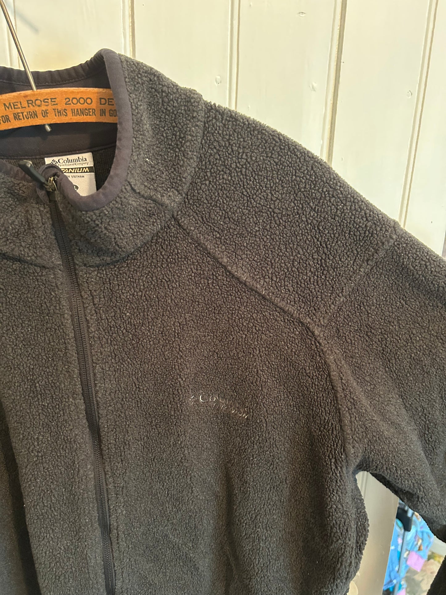 Columbia men’s Xxl grey fleece zip up sweater