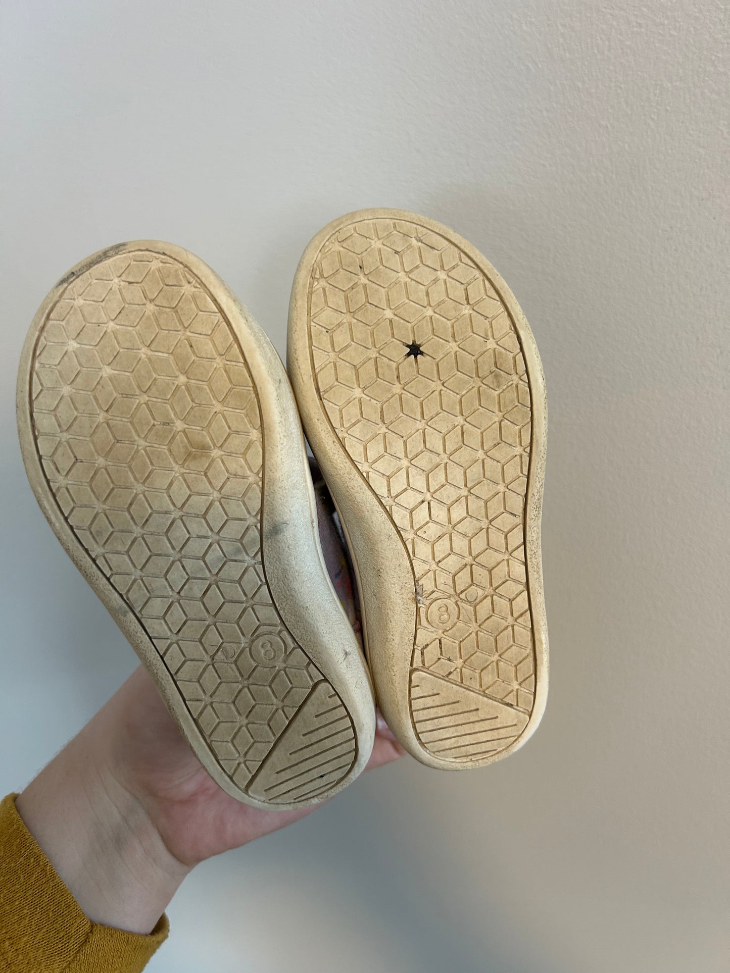 George toddler 8 purple unicorn sneakers