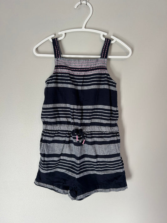 Joe fresh 2t black striped romper