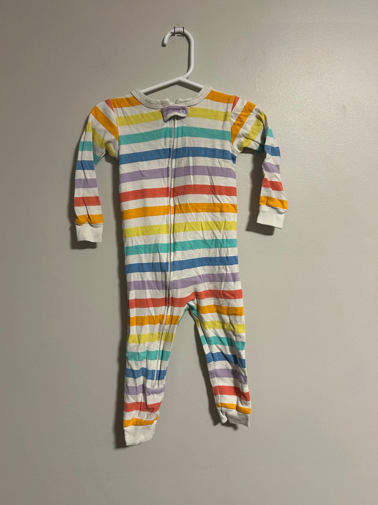 Carters 18m rainbow striped sleeper