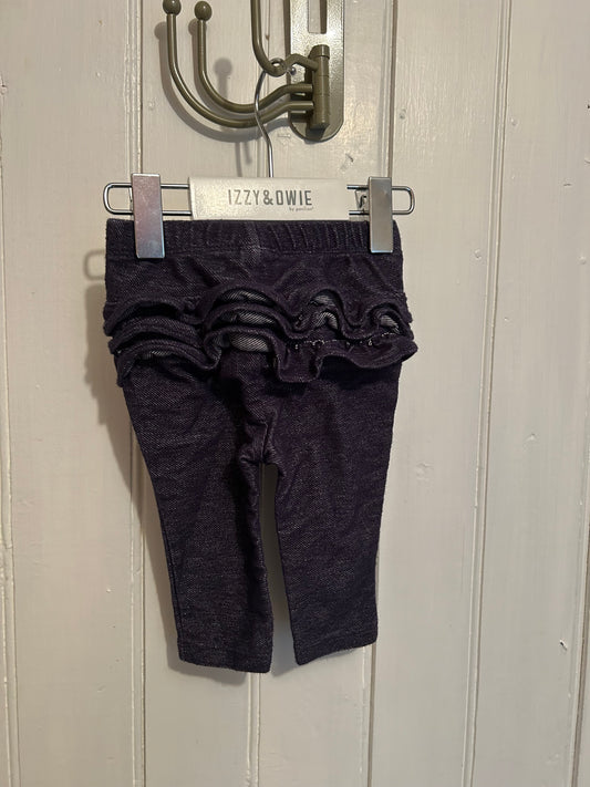 Old navy 3/6m ruffle bum jeggings