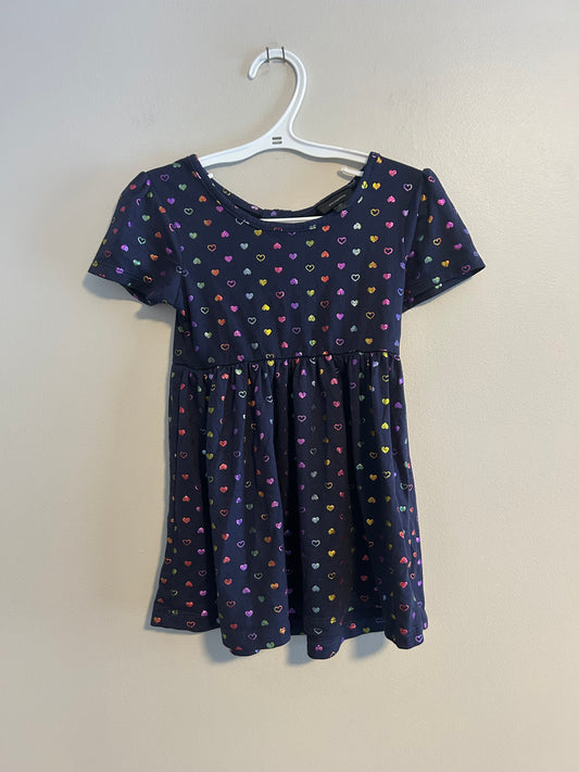Picapino 4t navy heart dress