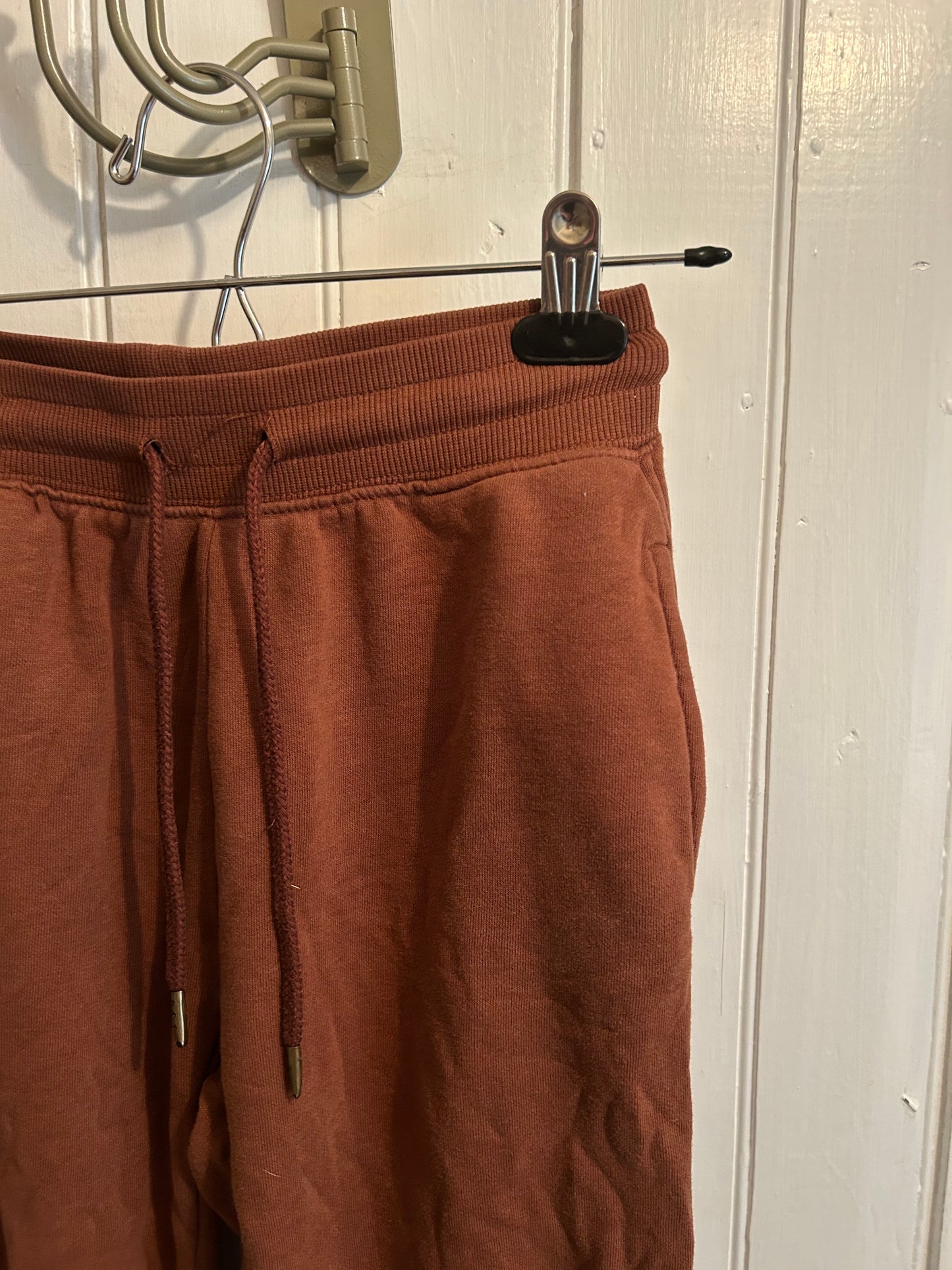 George xs brown wide leg joggers