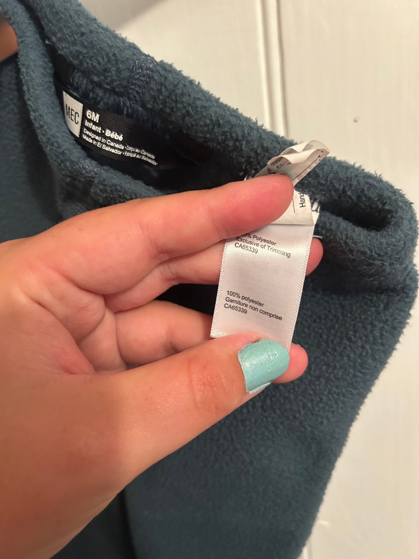 MEC 6m blue fleece pants