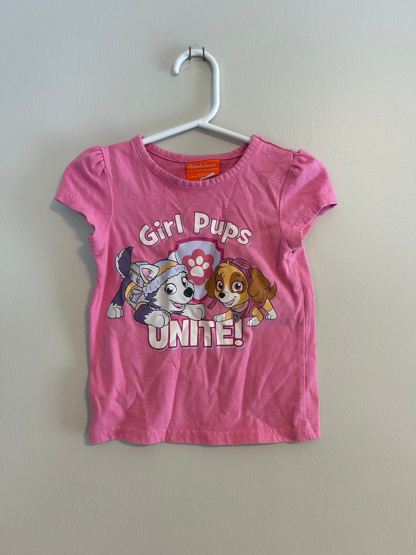 Paw patrol 2t pink pups graphic T-shirt