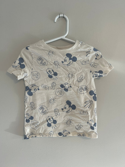 Disney 4t white & blue Mickey graphic T-shirt