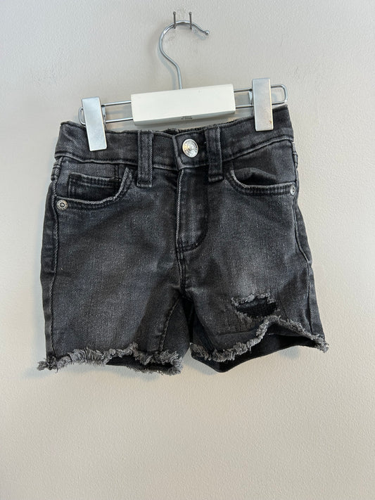 Old navy 18/24m black denim shorts