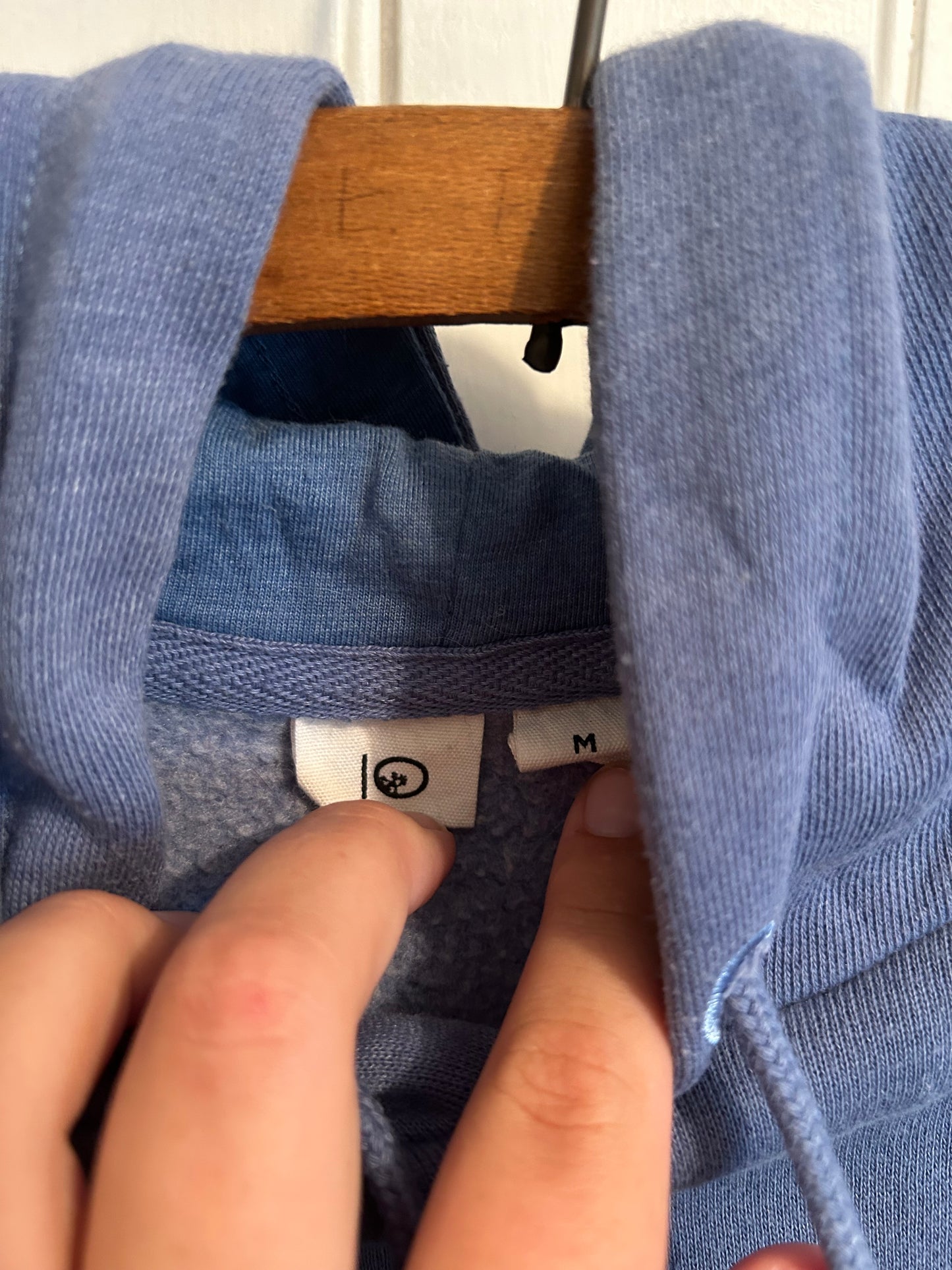 10 tree medium blue hoodie