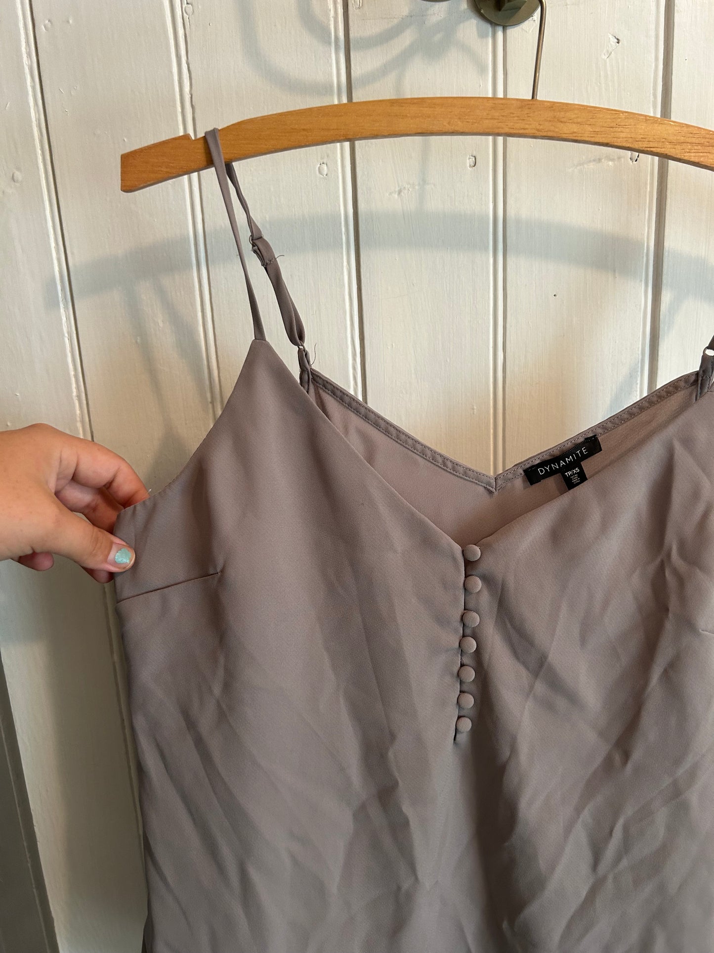 Dynamite xs grey tank top