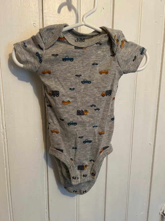 Carters 0/3m vehicle onesie