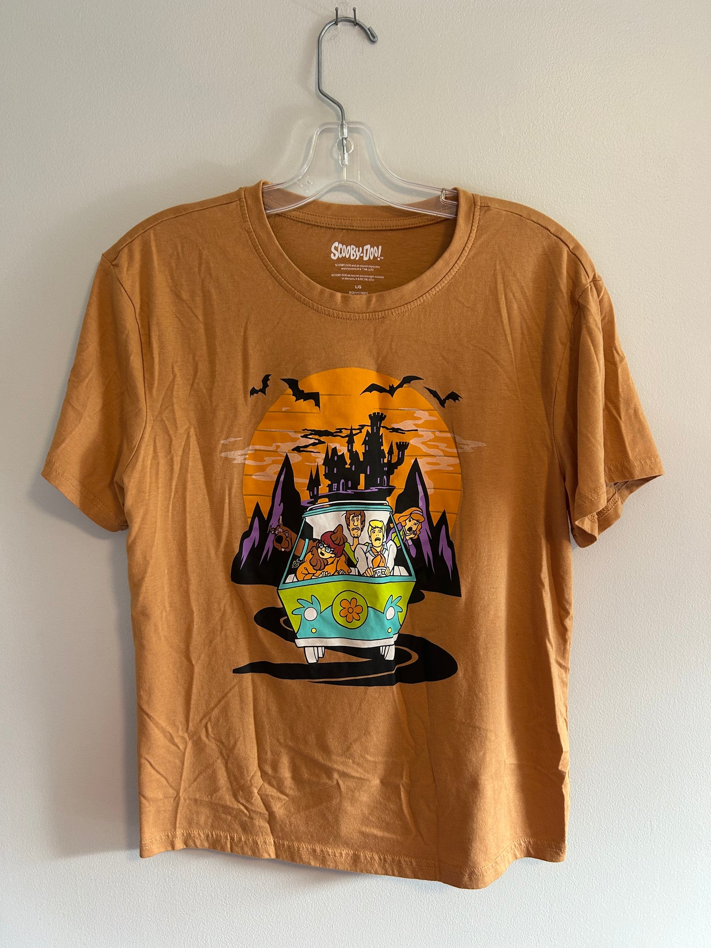 Scooby doo women’s large brown graphic T-shirt