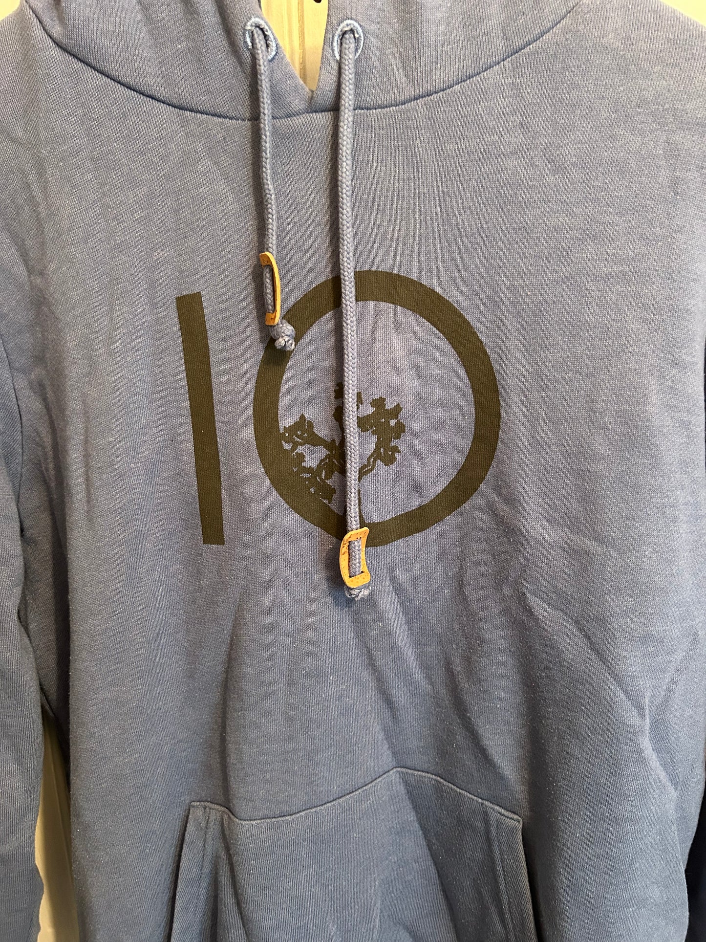 10 tree medium blue hoodie