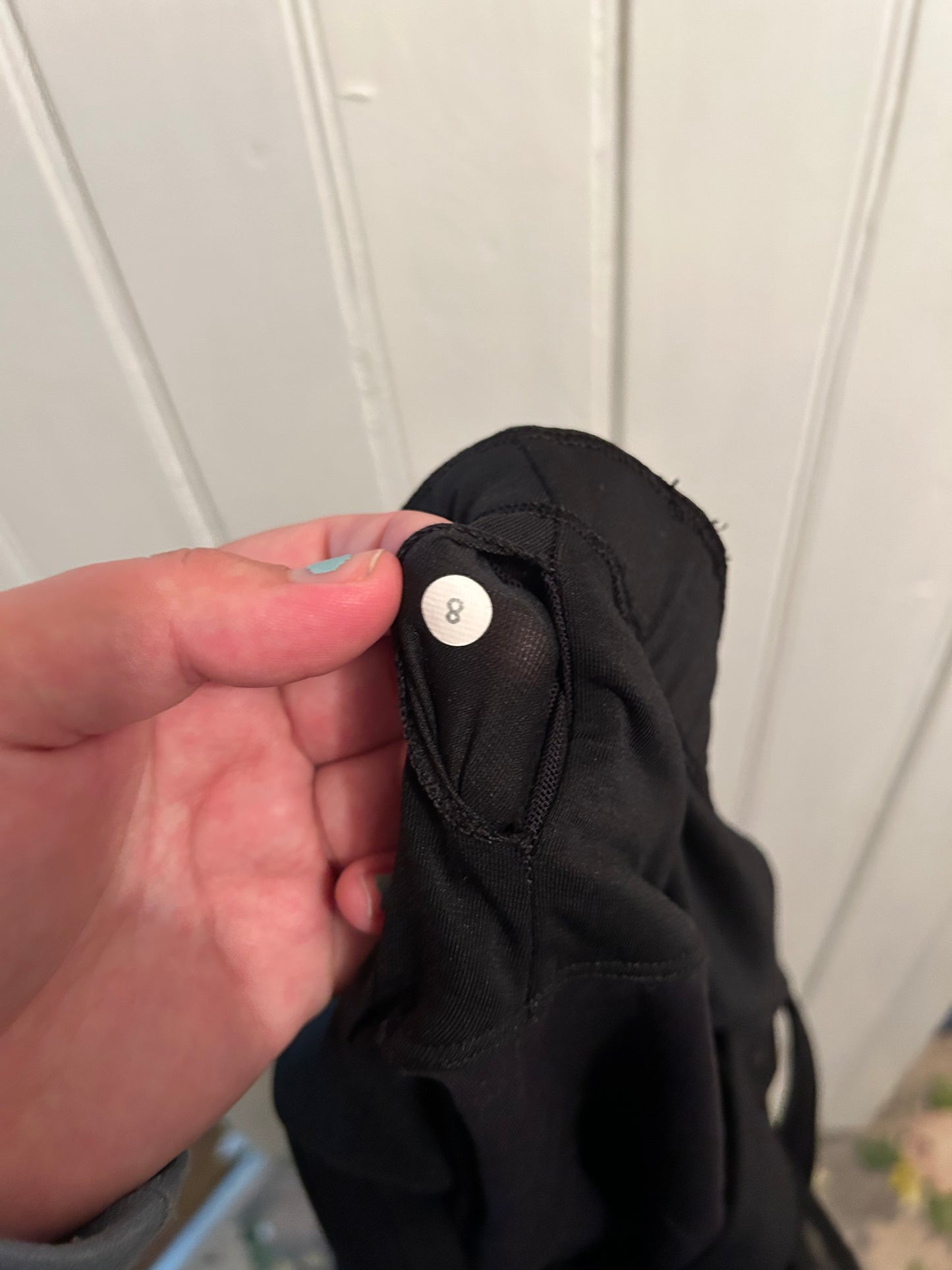 Lululemon 8 black athletic tank top