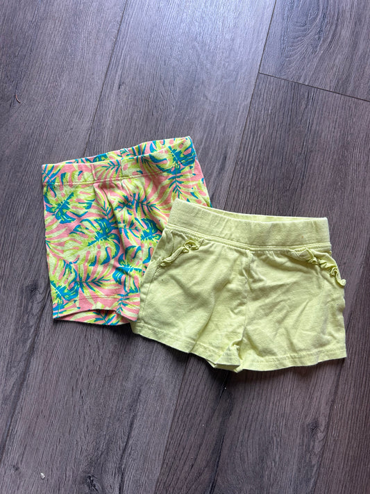 George 2t neon tropical shirt set