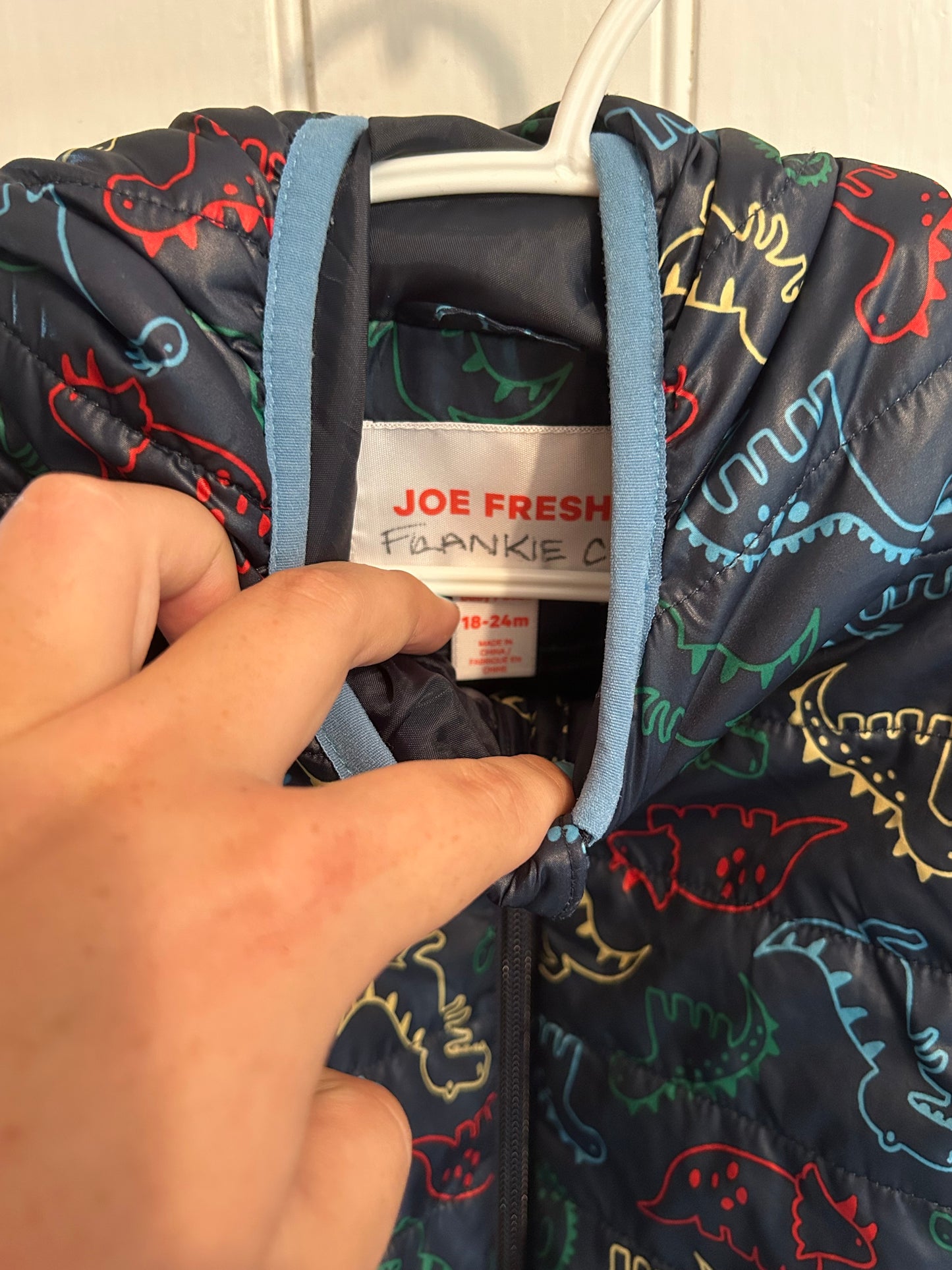 Joe fresh 18/24m Dino puffer jacket