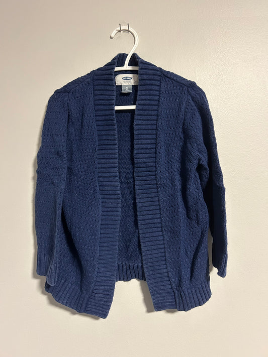 Old navy 4t navy blue knit cardigan