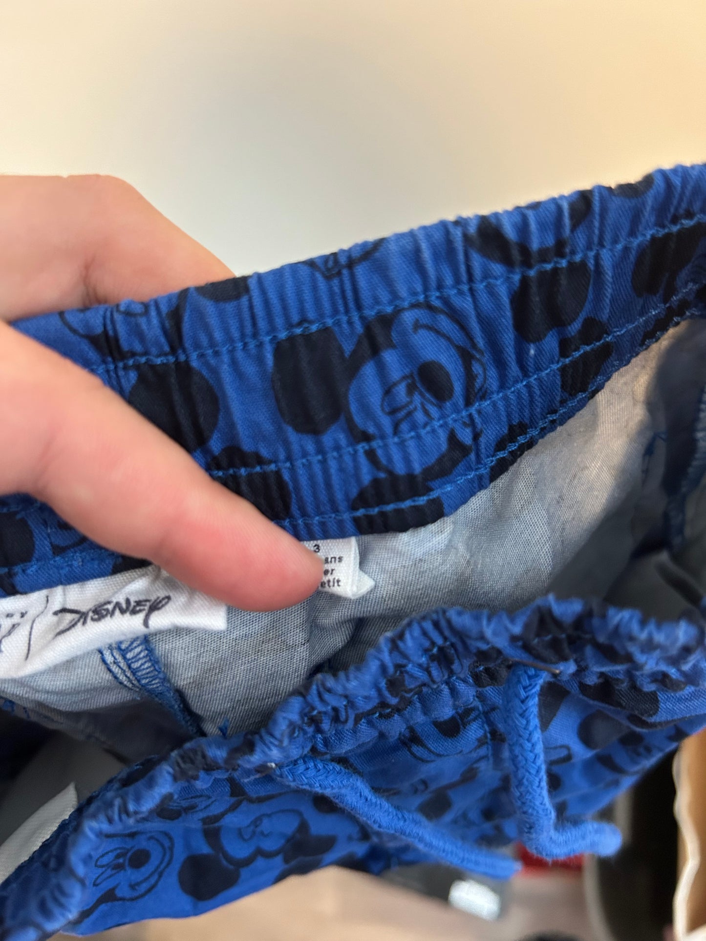Disney 3 black & blue Mickey shorts