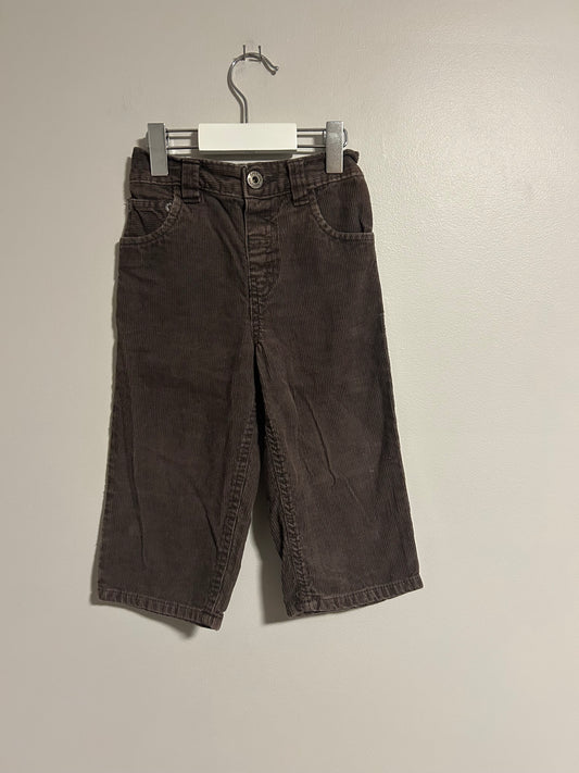 Cherokee 12/18m brown corduroy panes