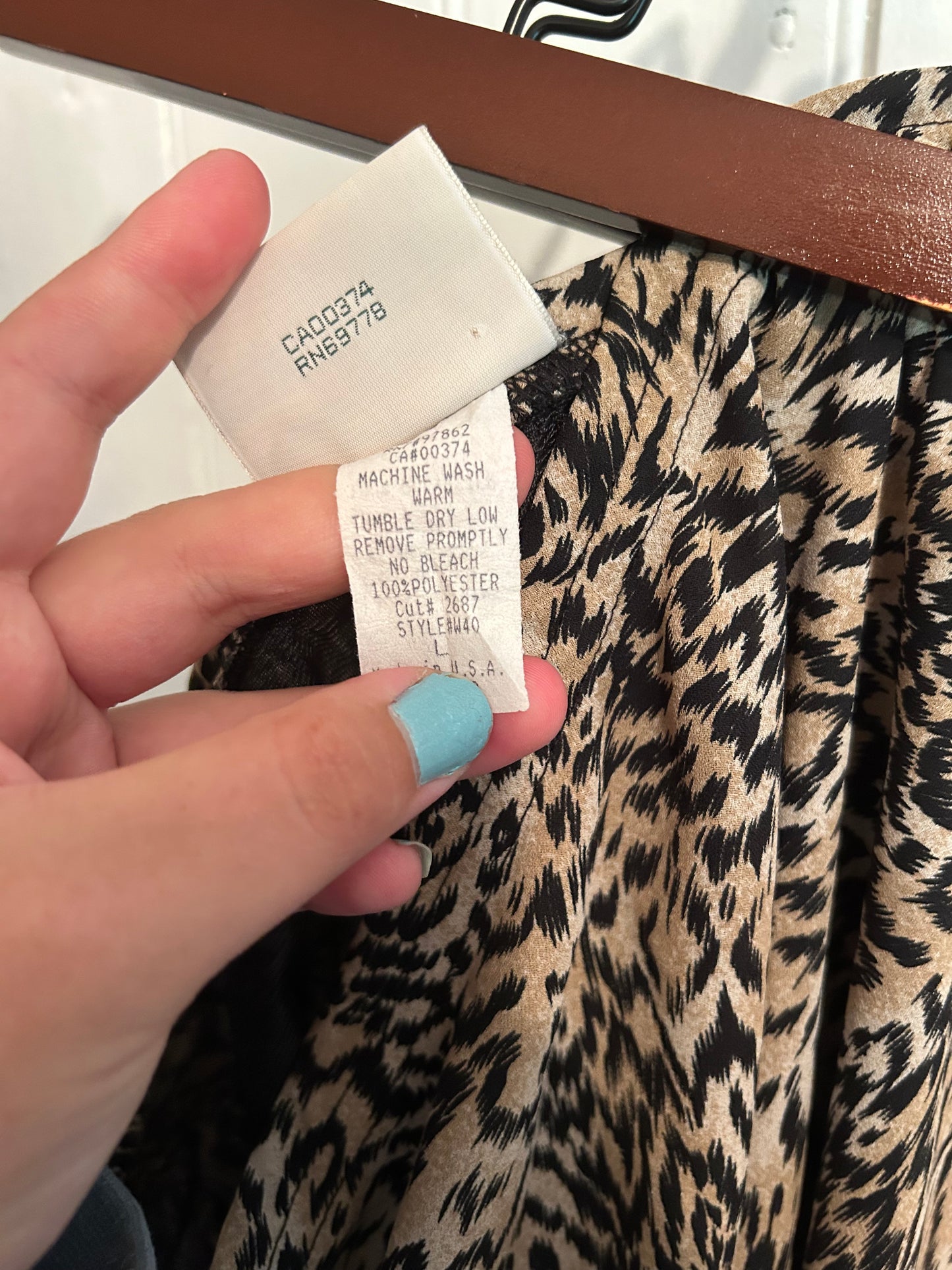 Northern reflection large cheetah midi skirt