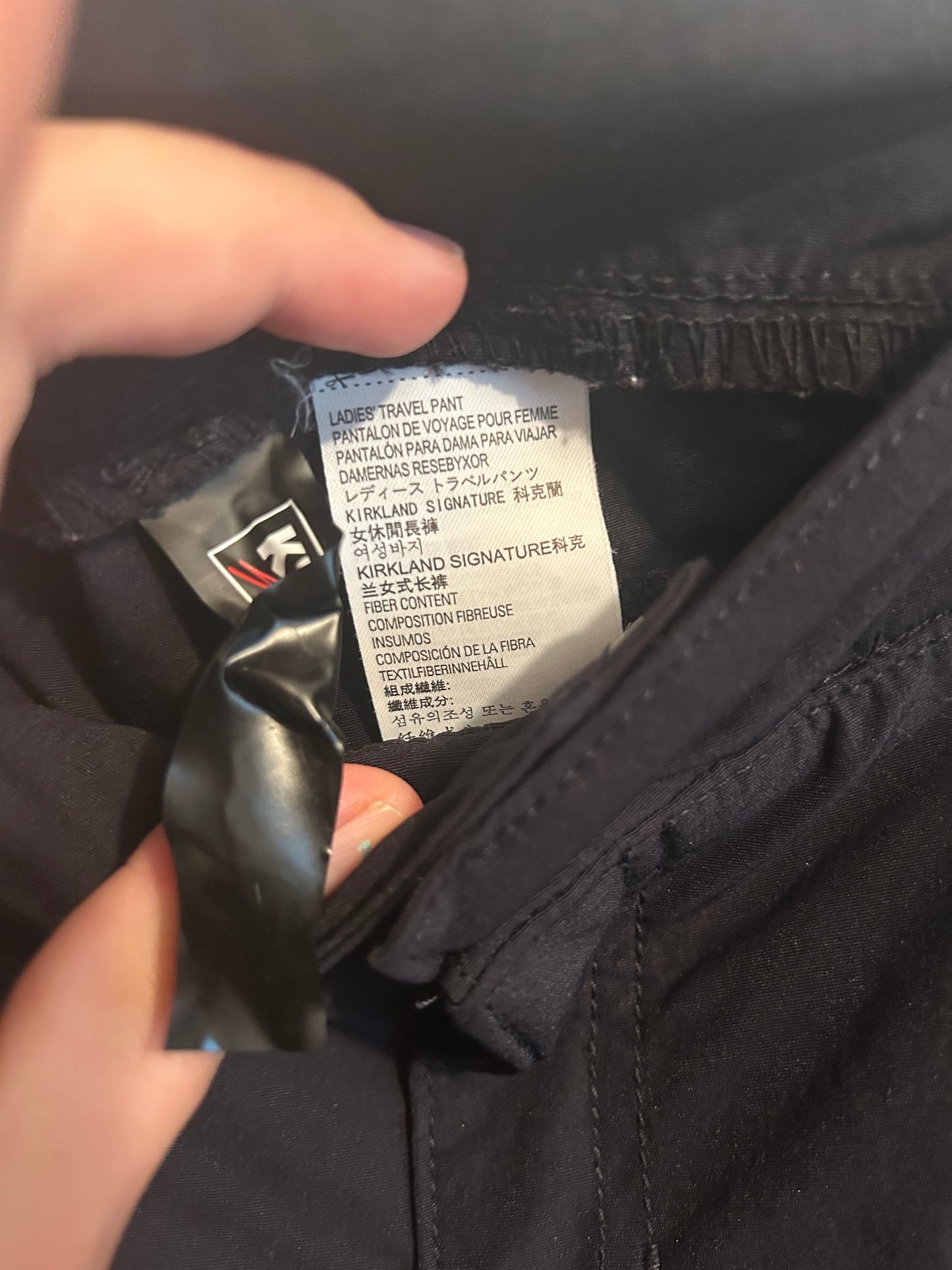 Kirkand 6 green & black travel pant