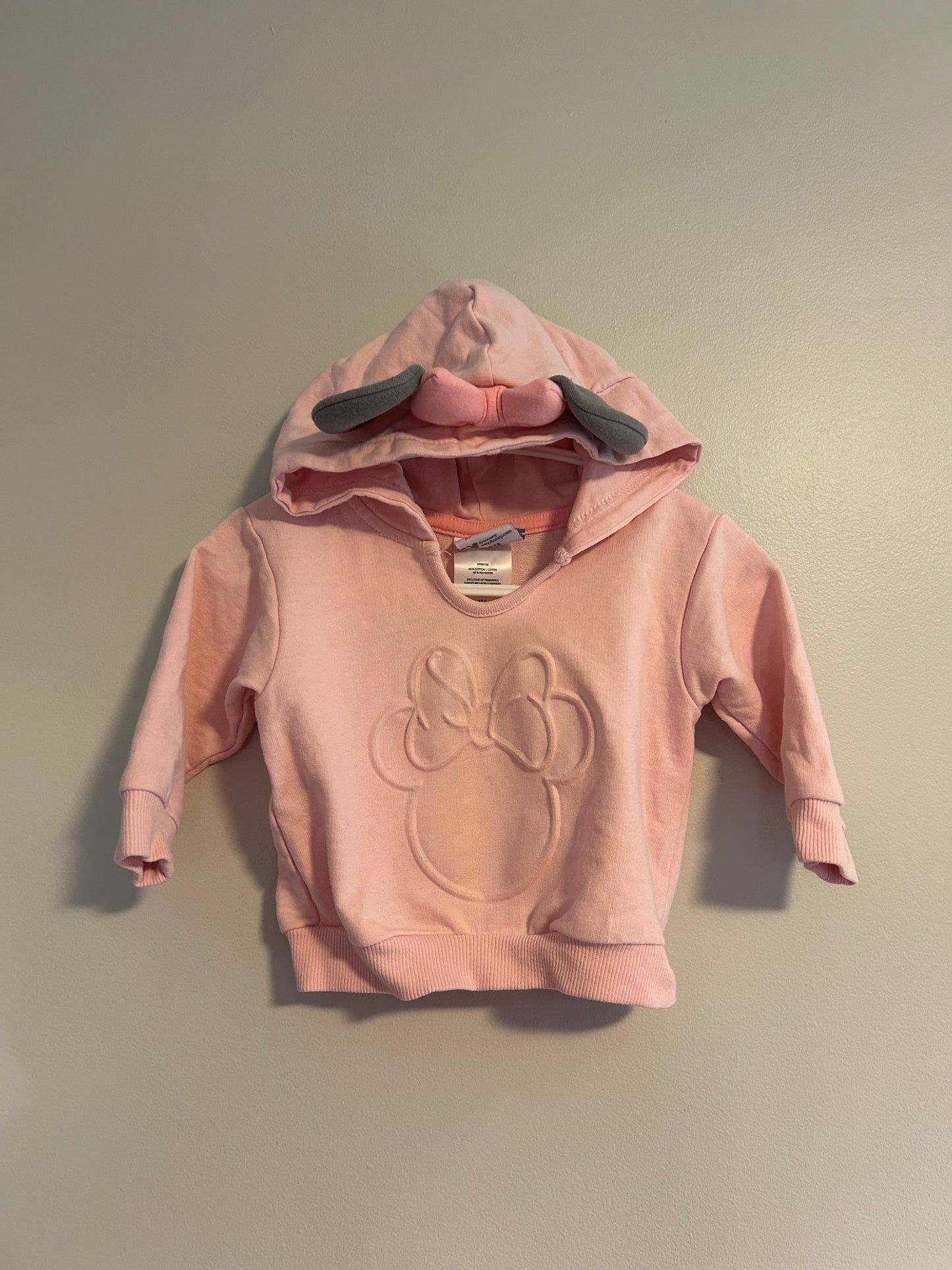 Disney 3m pink ear hoodie