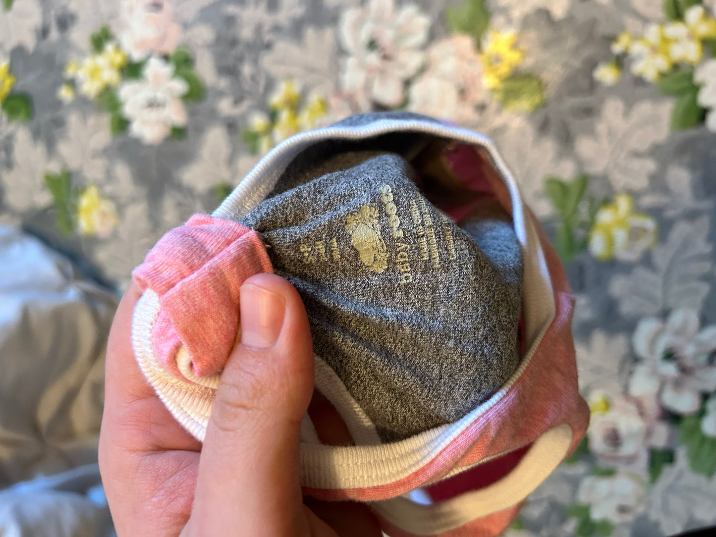 Roots 3/6m pink tank top