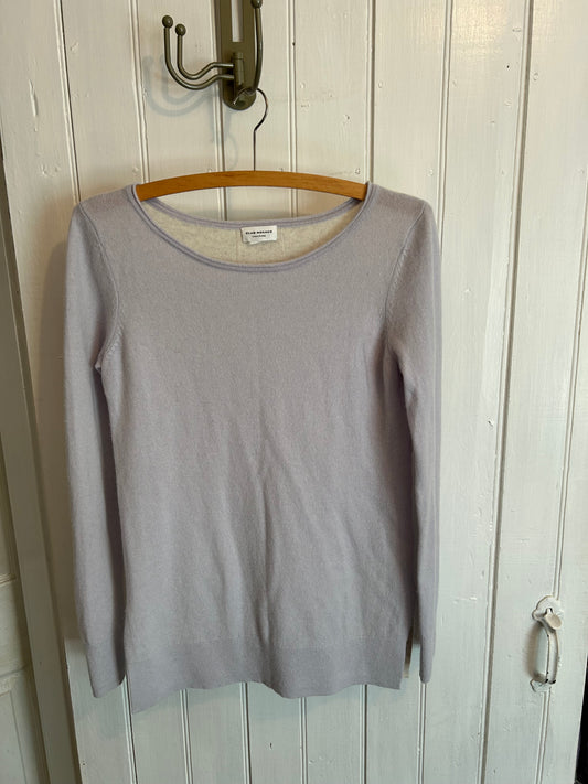 Club Monaco cashmere medium light blue sweater