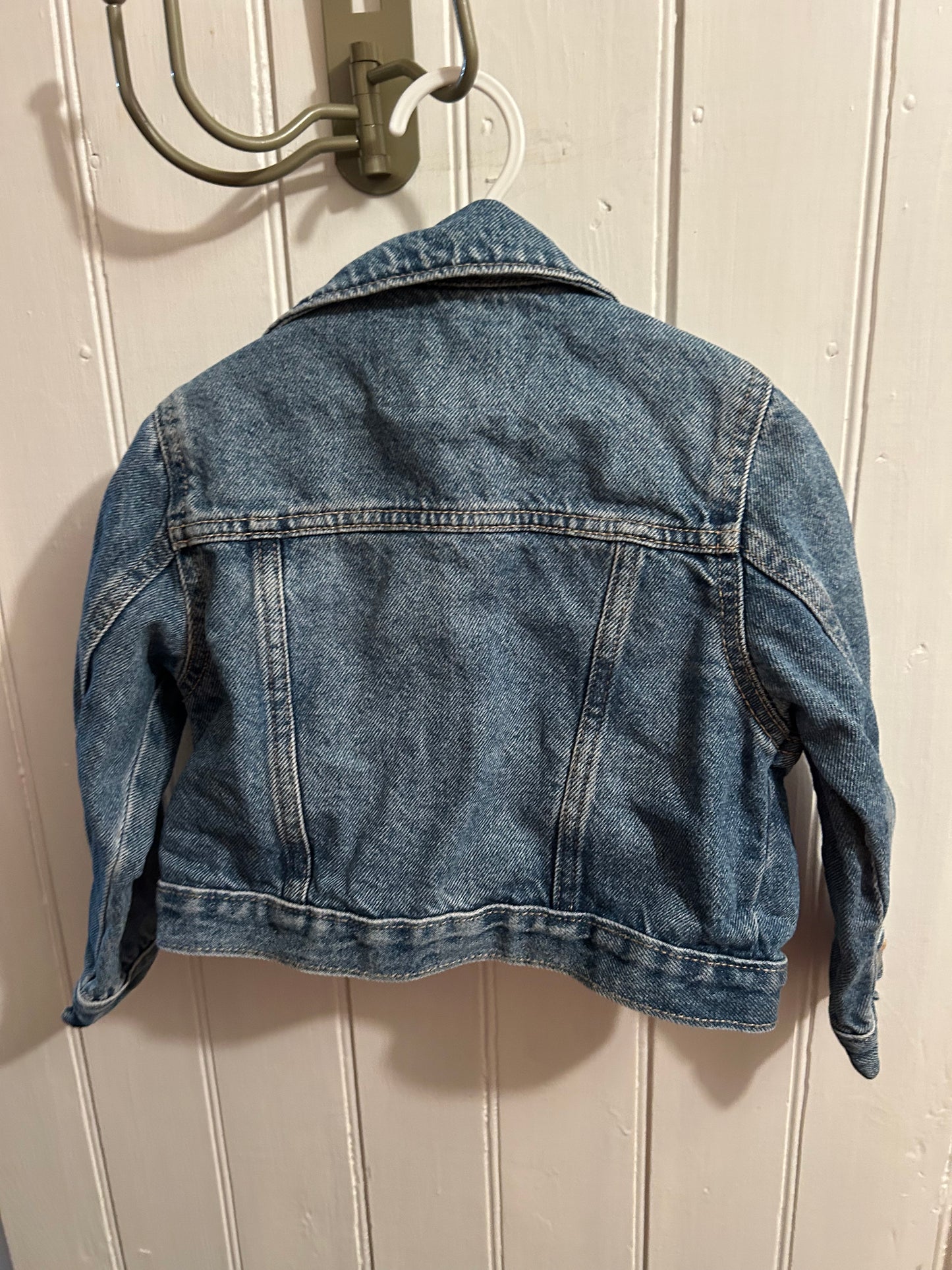 Old navy 3t light wash heart denim jacket