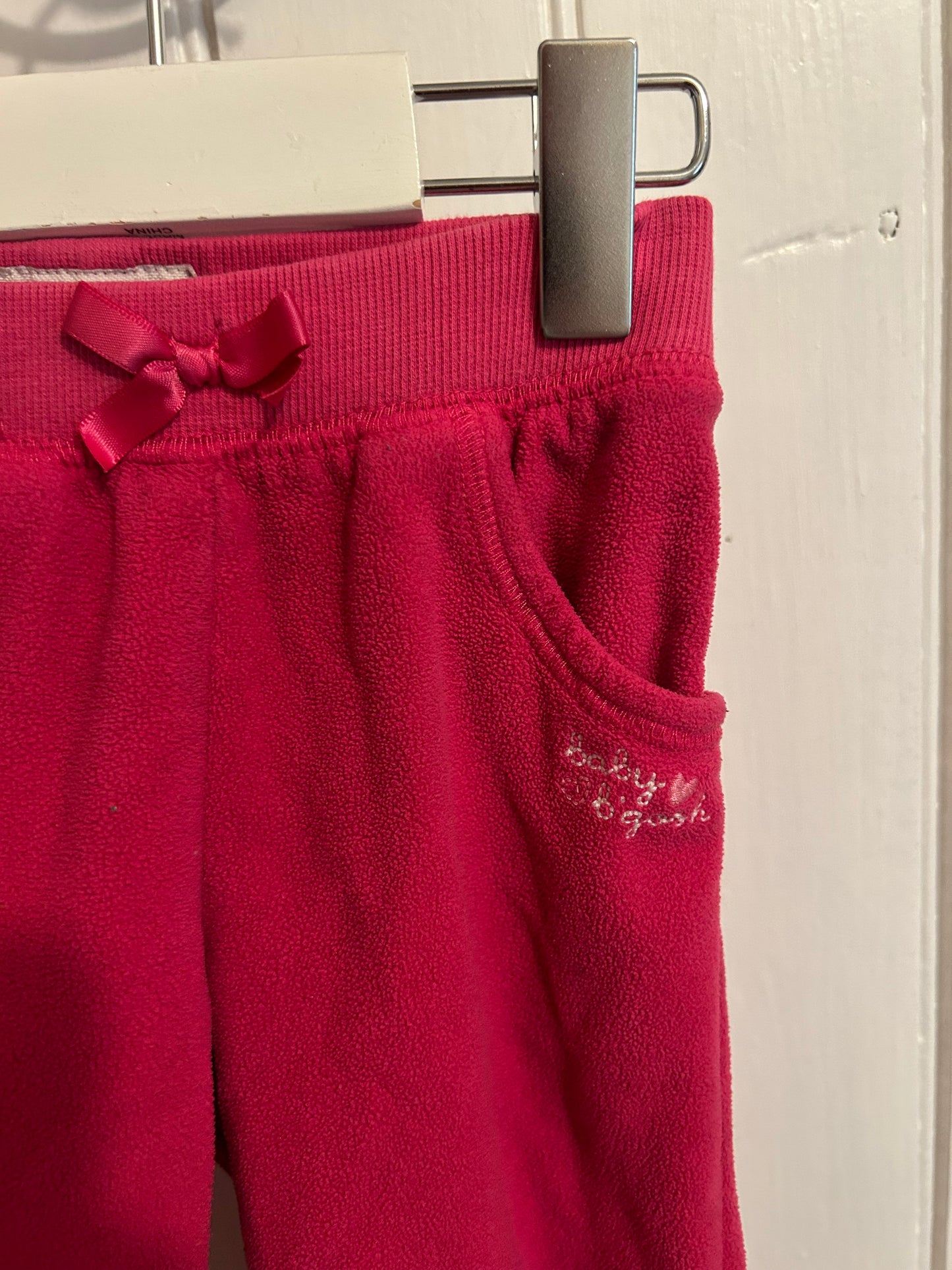 Oshkosh 24m pink fleece pants
