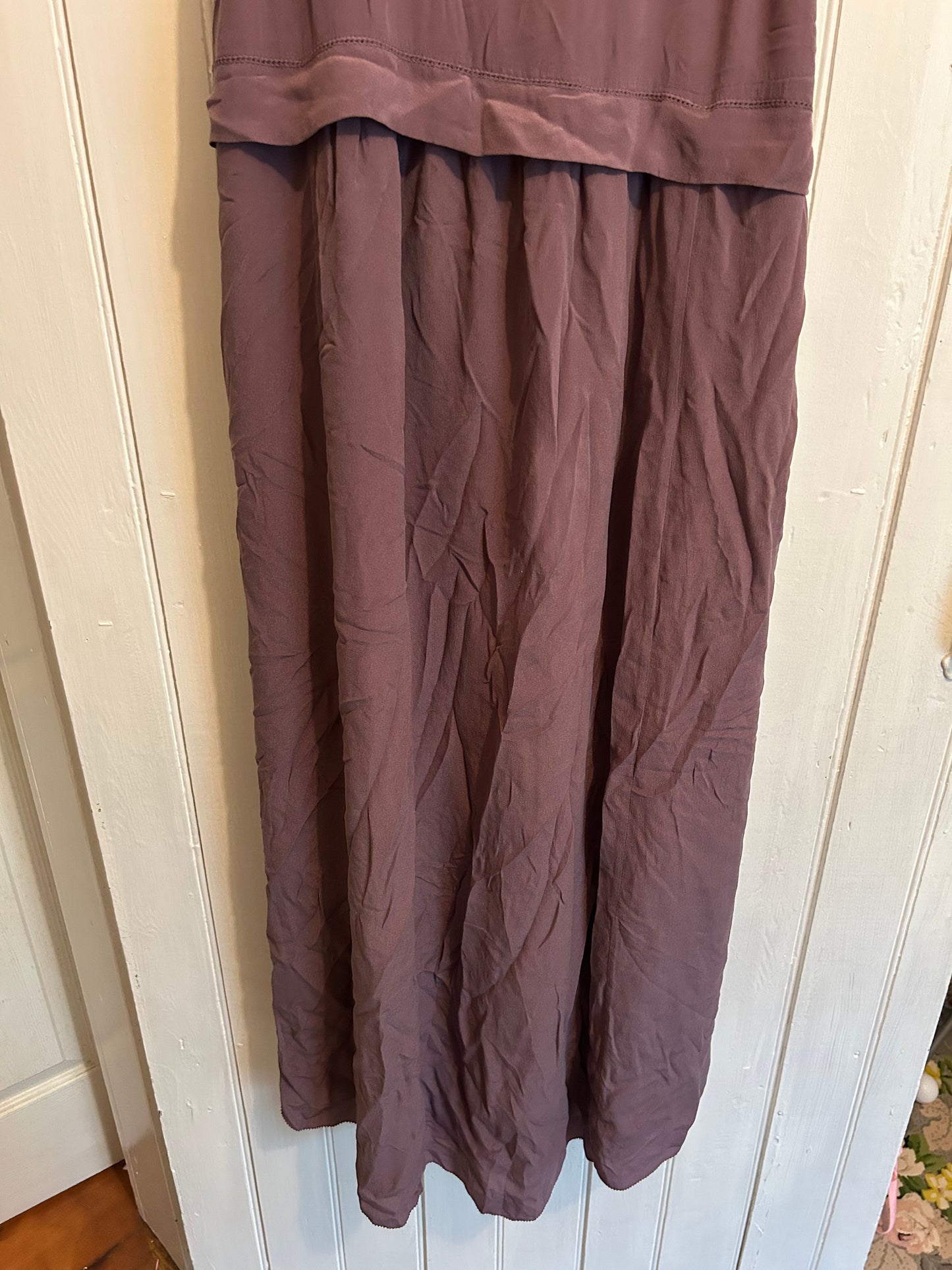 Wilfred Aritzia xs purple silk midi dress