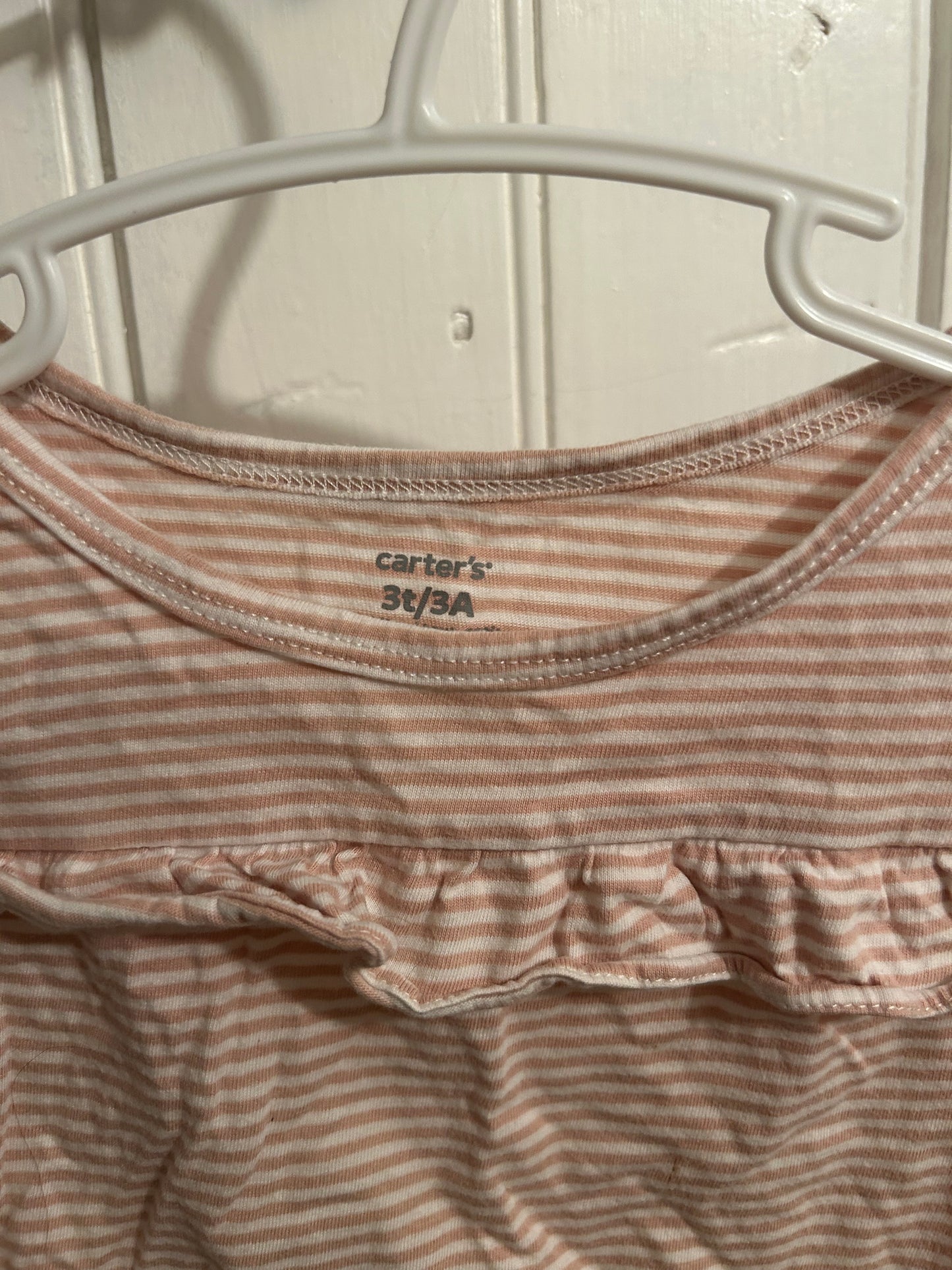 Carters 3t pink striped top