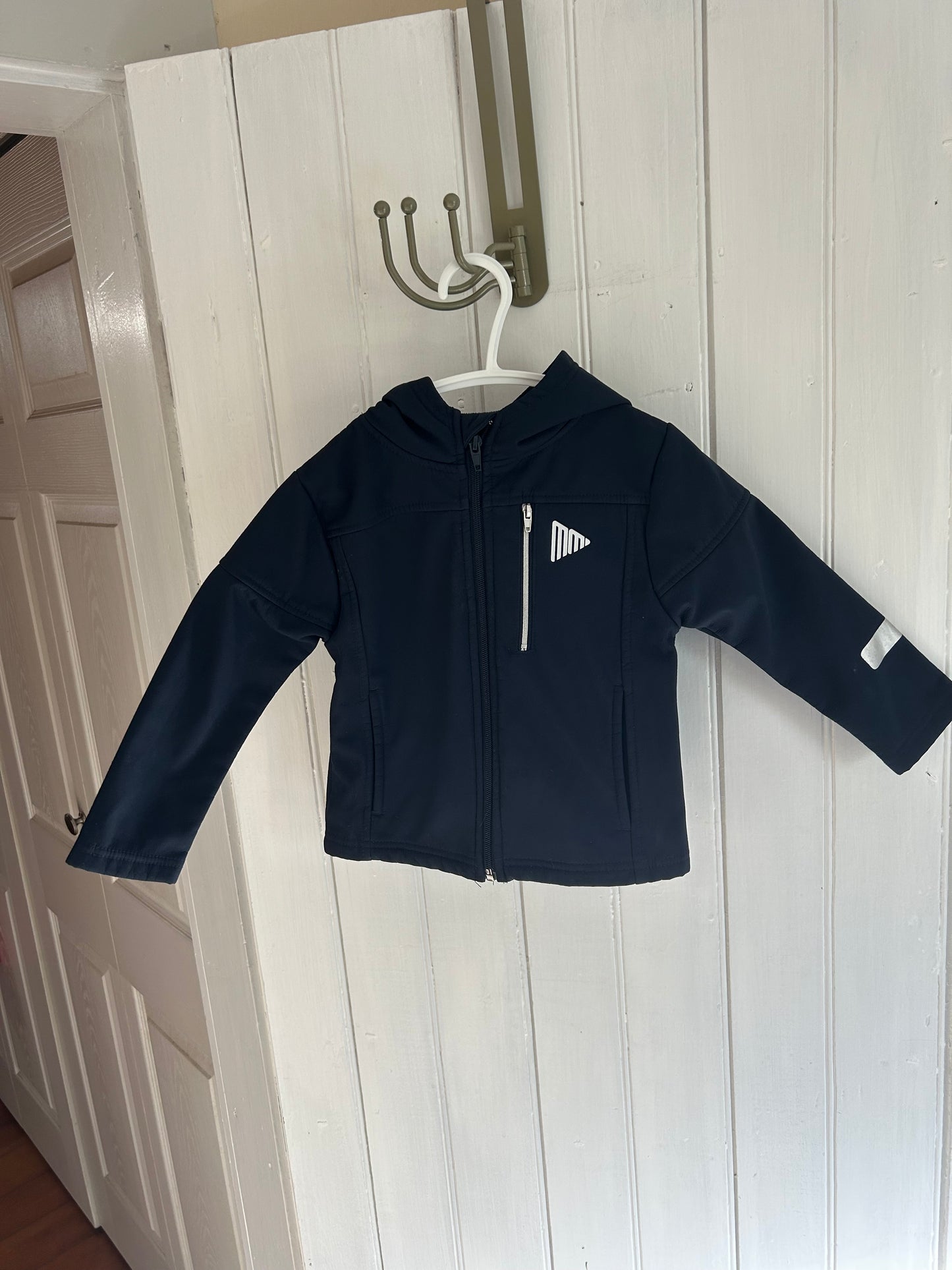 MickMack 3t navy blue soft shell jacket