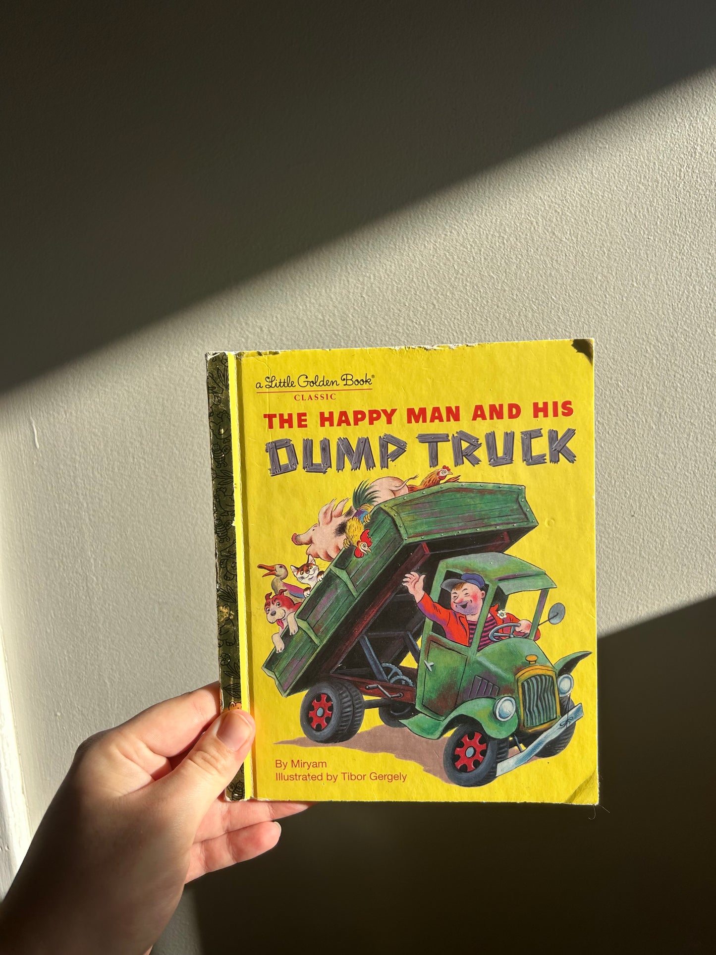 Little golden books dump truck book