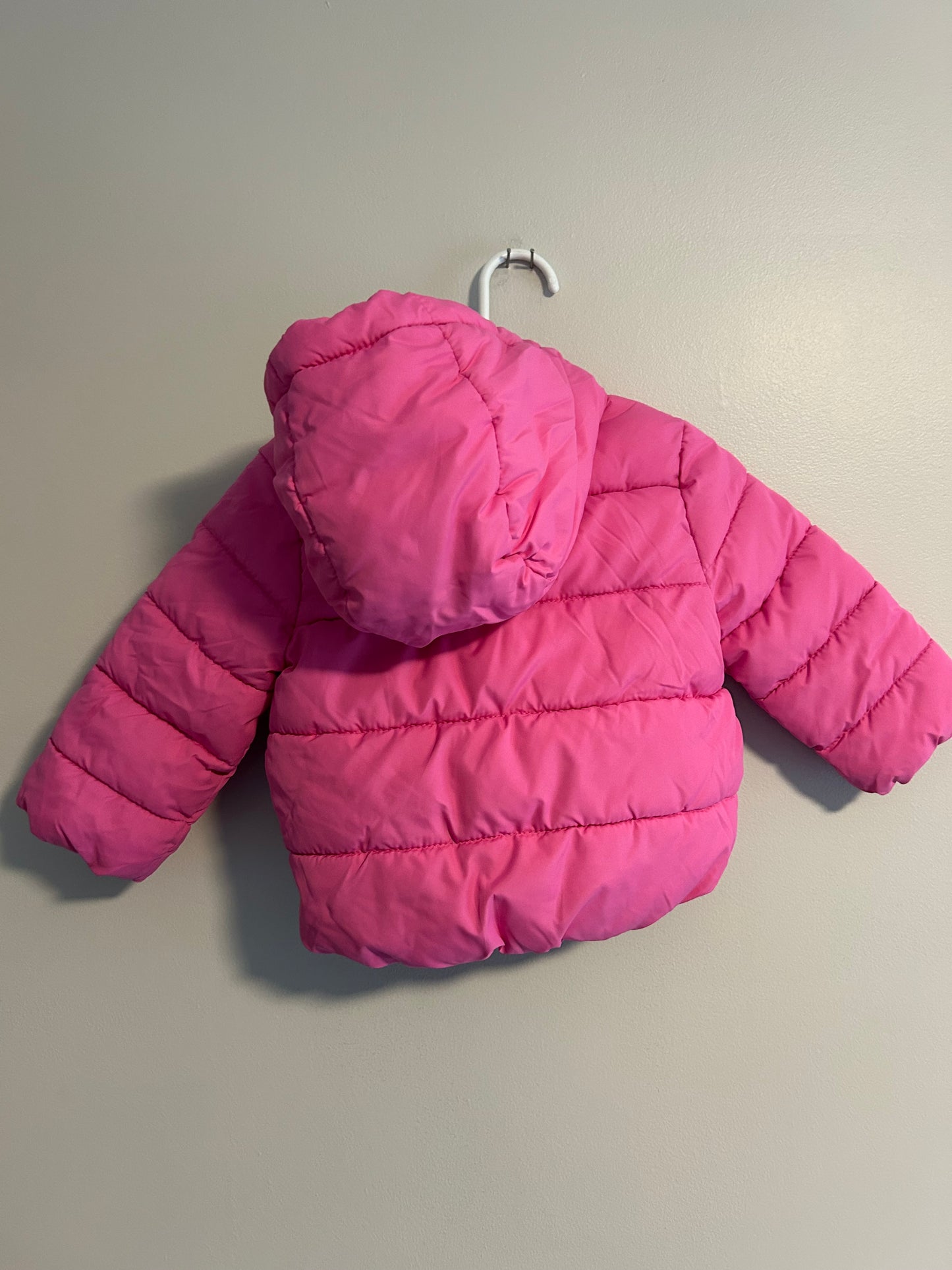 The children’s place 12/18m pink puffer winter jacket